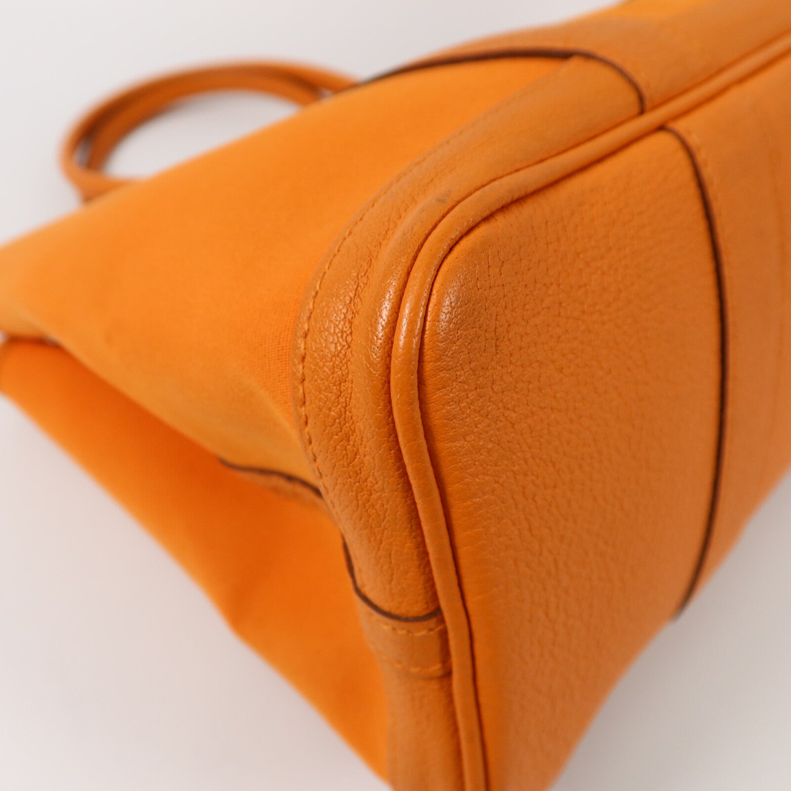 HERMES 帆布Garden Party TPM手挽袋Orange