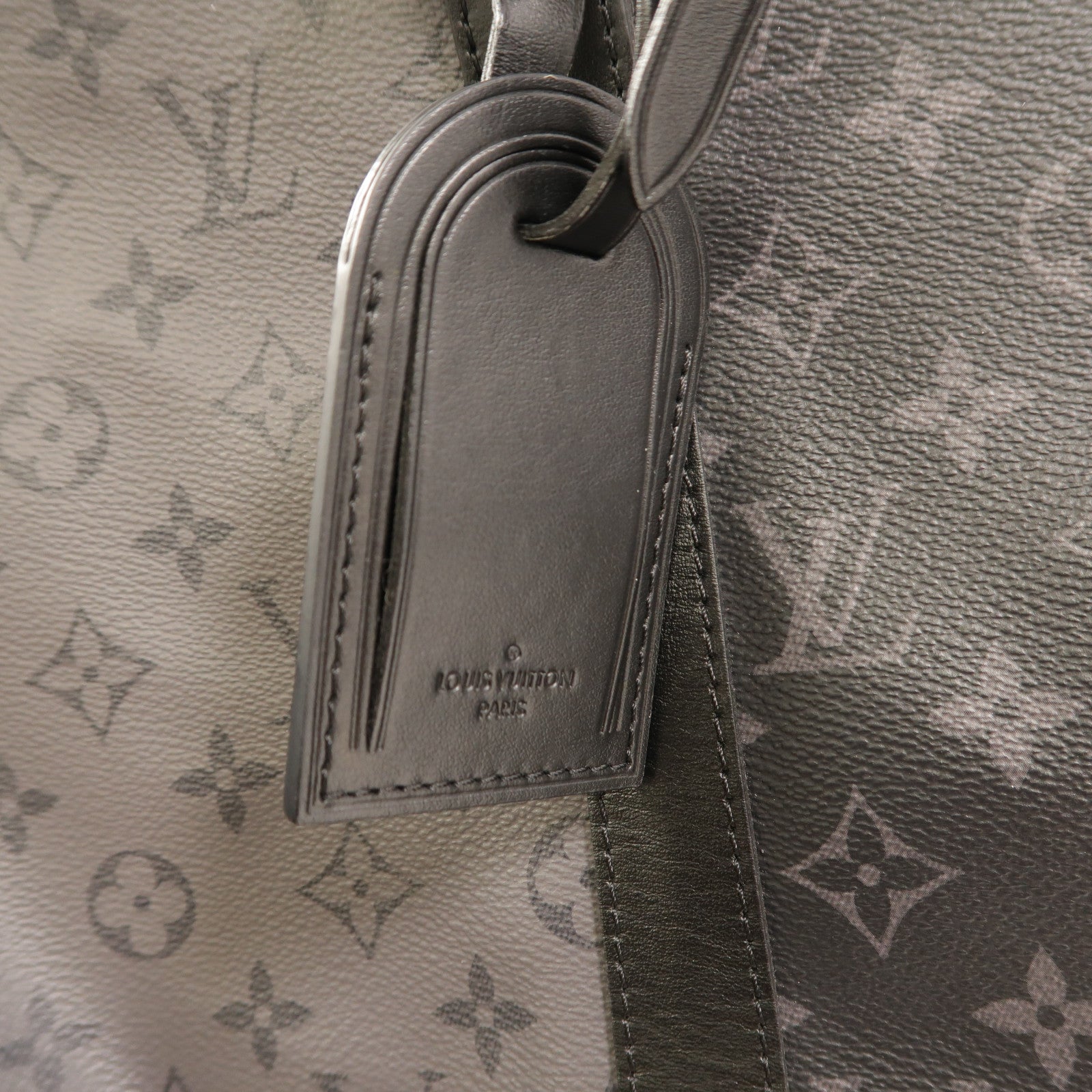 LOUIS VUITTON Monogram Eclipse Keepall Bandouliere 50手挽肩背兩用袋