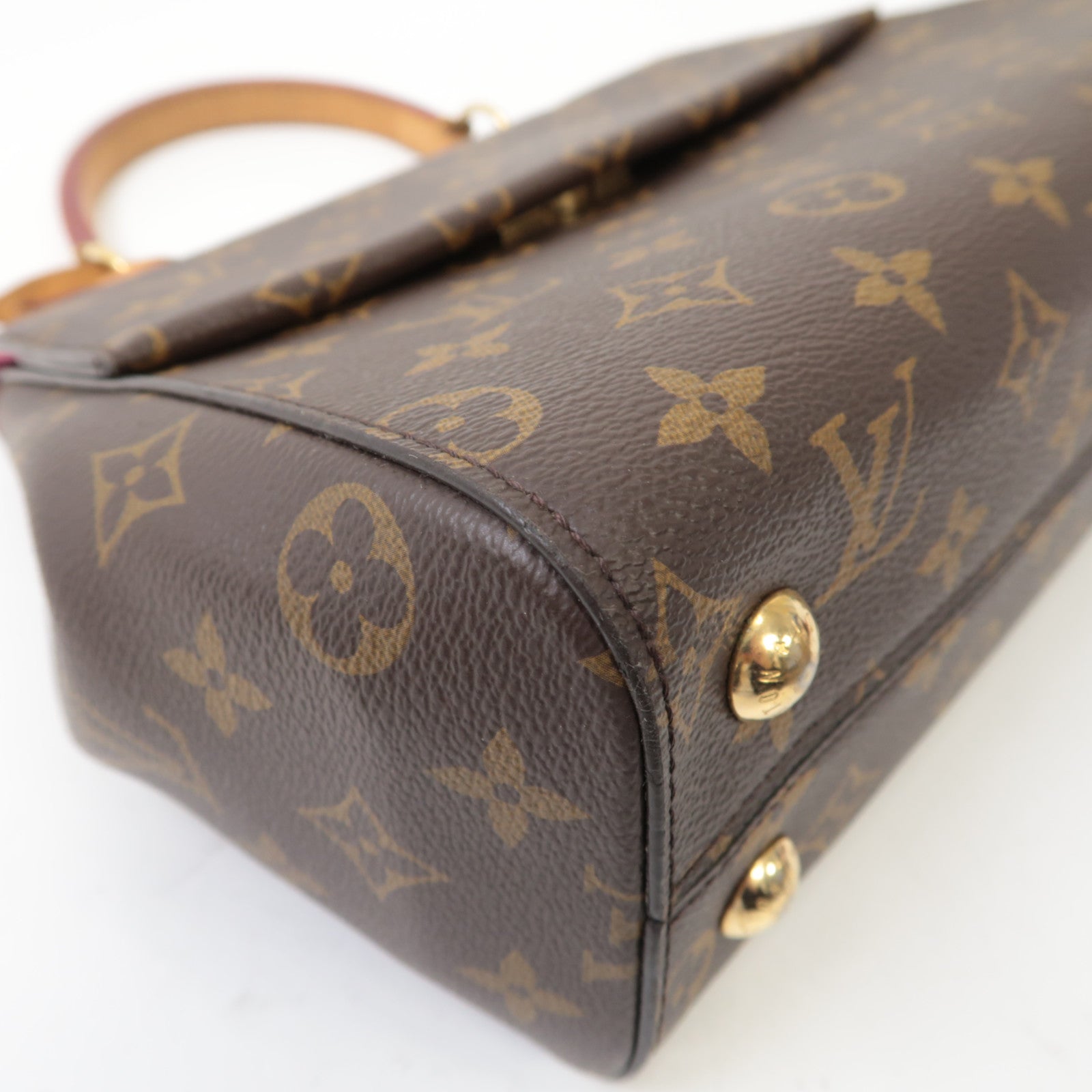 LOUIS VUITTON Monogram Cluny金扣手挽肩背兩用袋啡色