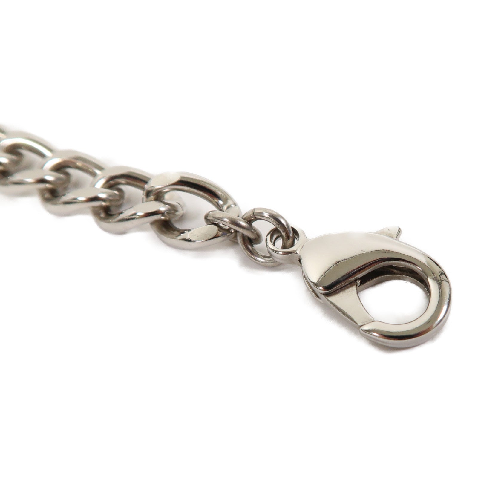 CHANEL 金屬Chain Belt皮帶黑色/銀色