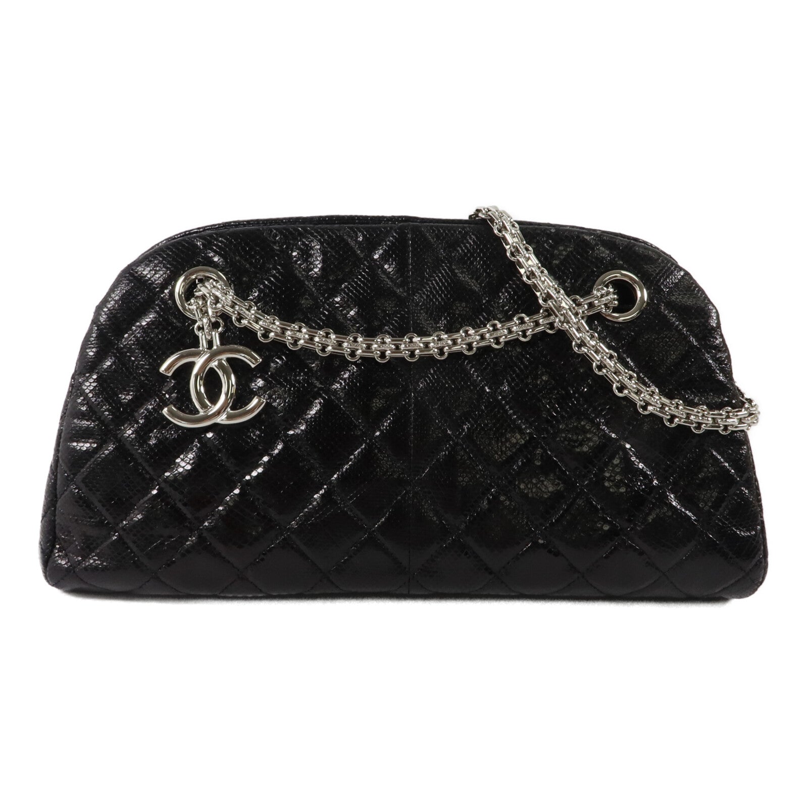 CHANEL 牛皮皮革Mademoiselle Bowling Shoulder Bag肩背袋