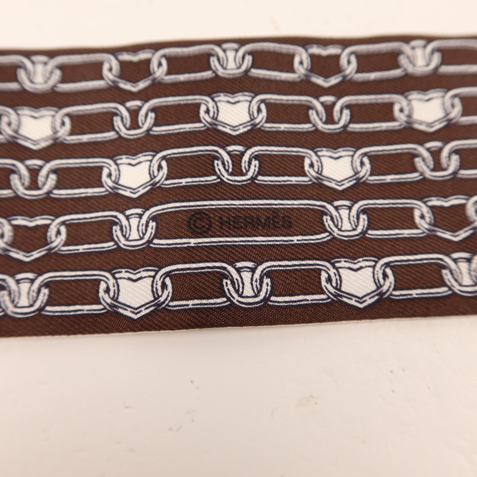 HERMES 絲質Twilly絲巾