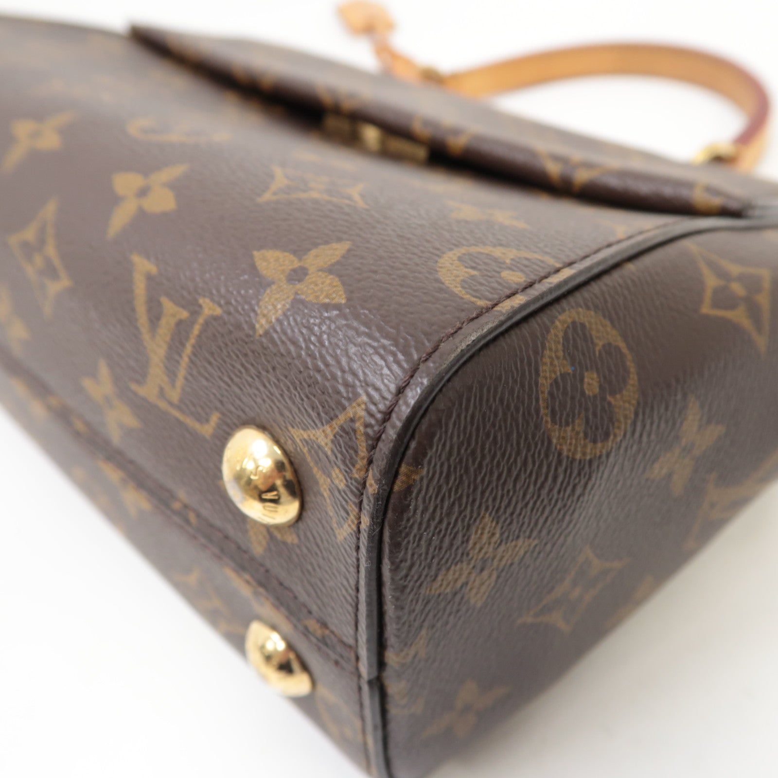 LOUIS VUITTON Monogram Cluny金扣手挽肩背兩用袋啡色