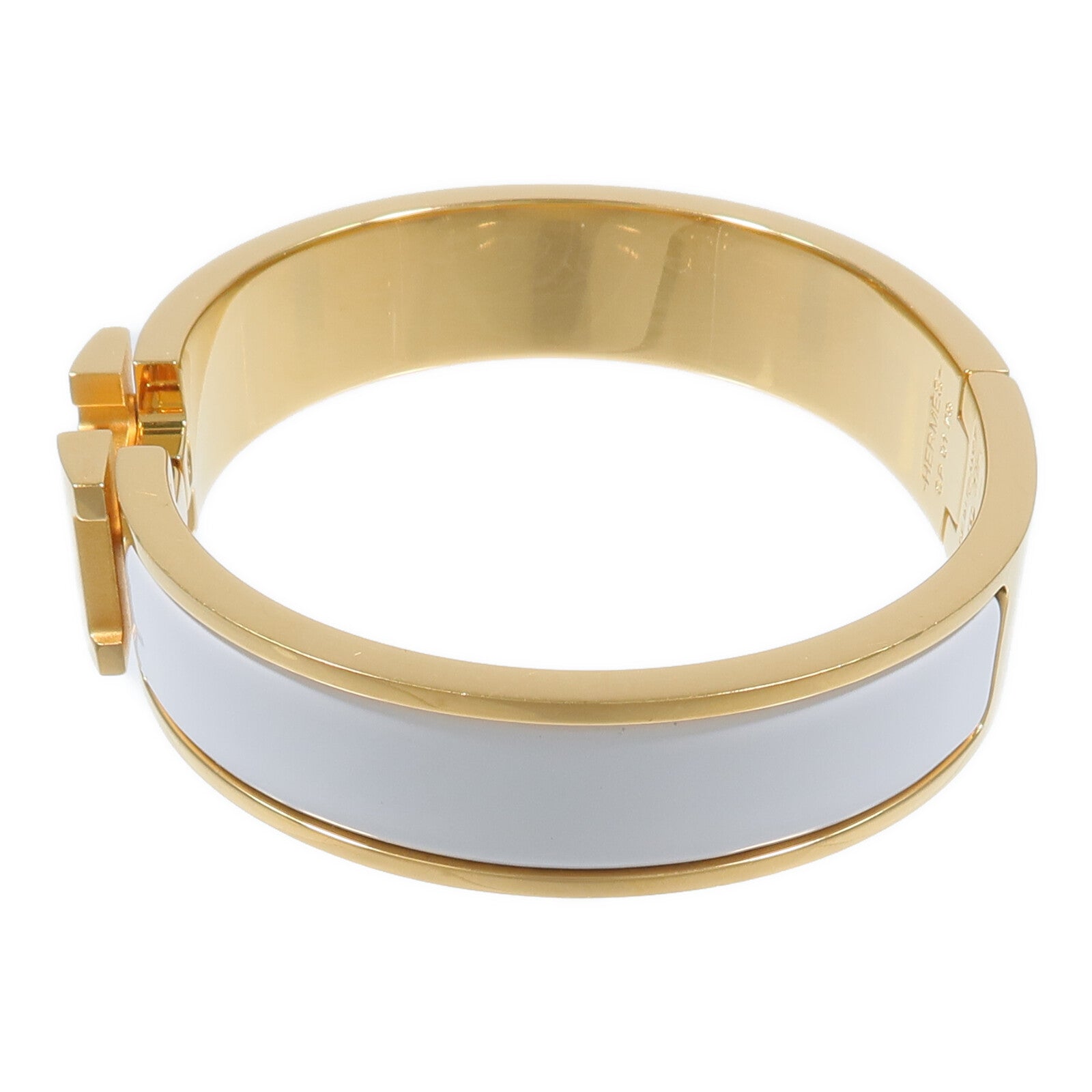 HERMES 金屬/琺瑯Clic H Bracelet手鐲