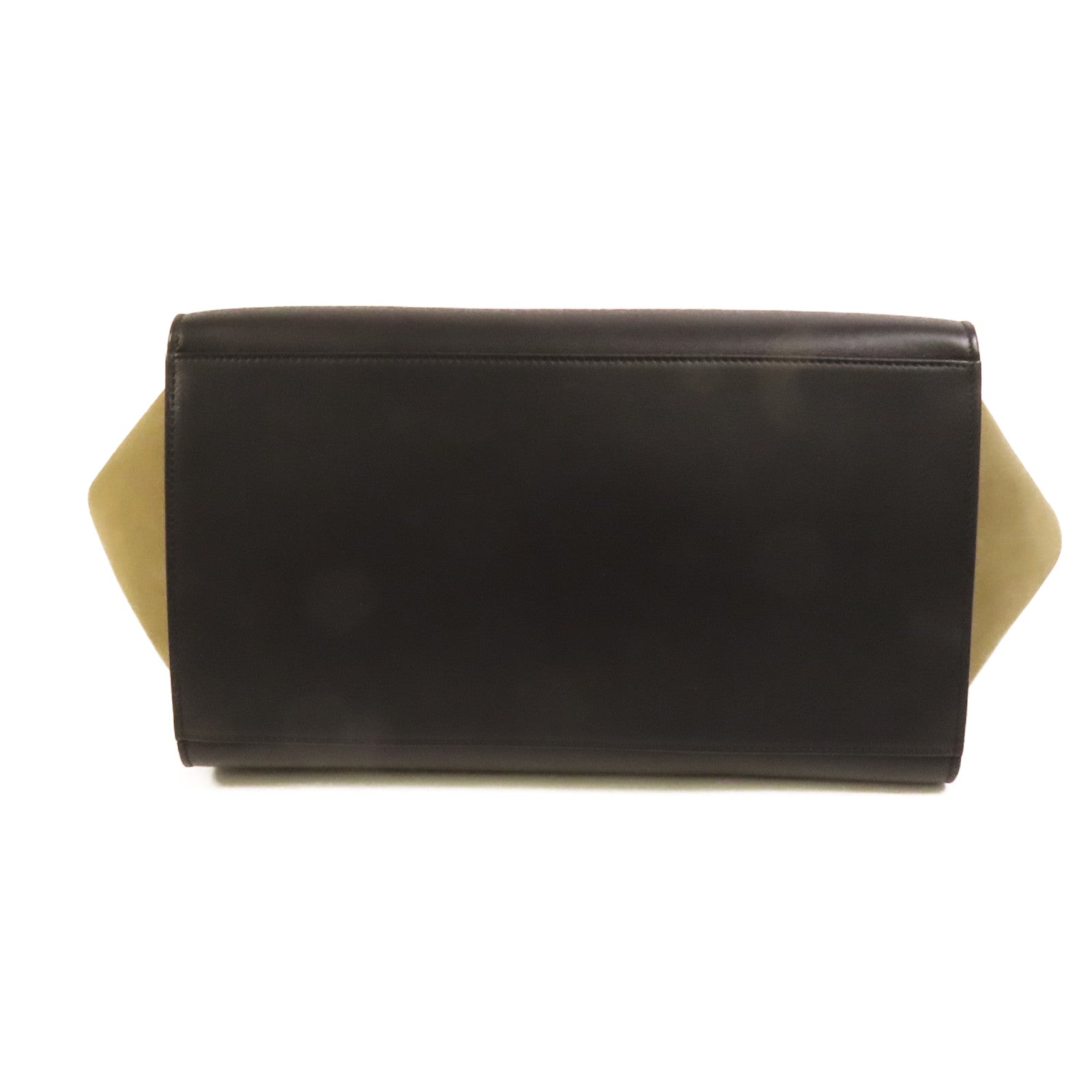 CELINE 牛皮皮革/麂皮皮革Trapeze金扣手挽肩背兩用袋