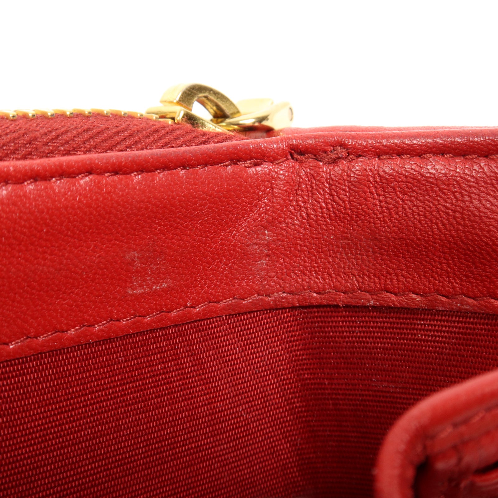 Miu Miu 羊皮皮革Wallet金扣錢包