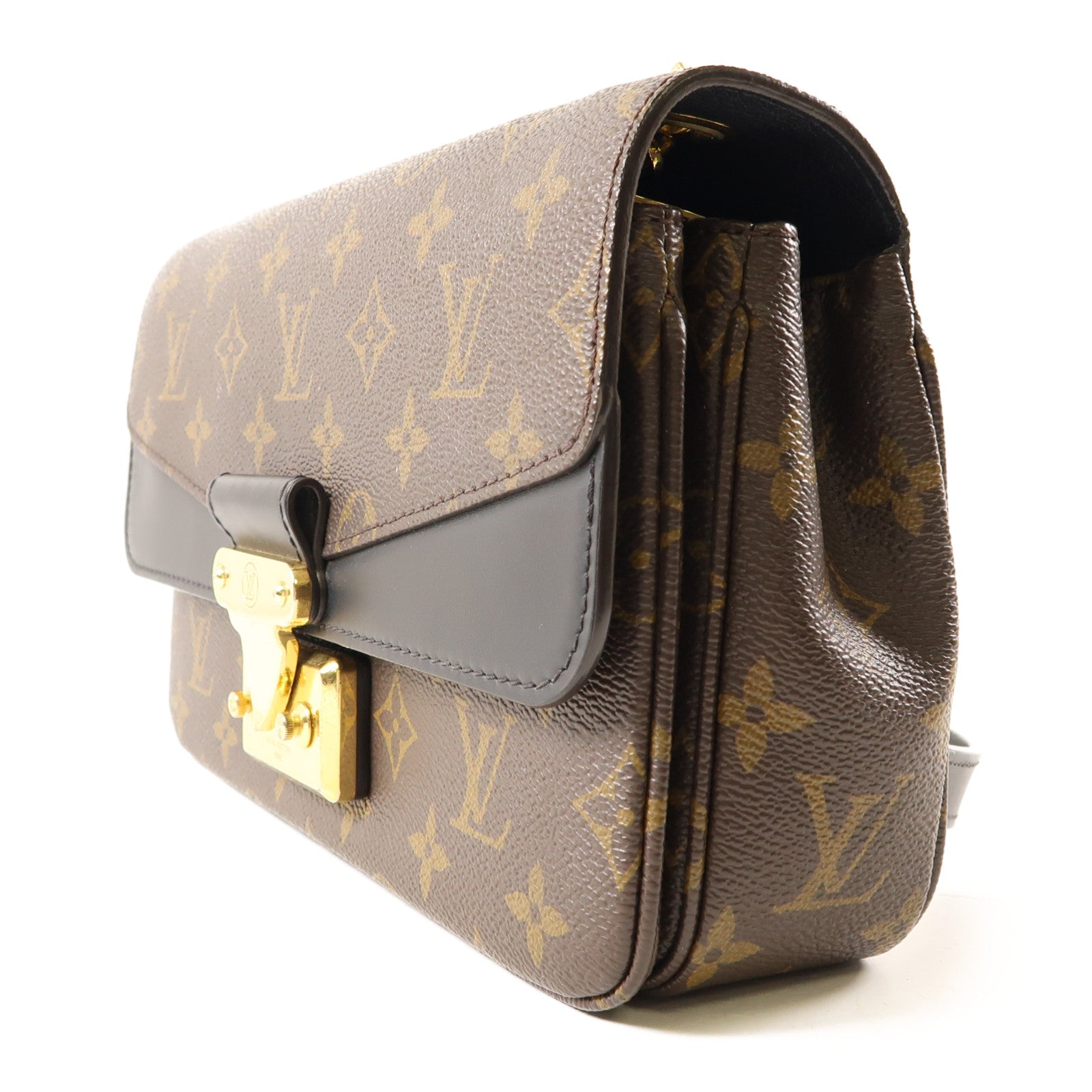 LOUIS VUITTON 【激減優惠】Monogram Marceau金扣肩背袋棕色
