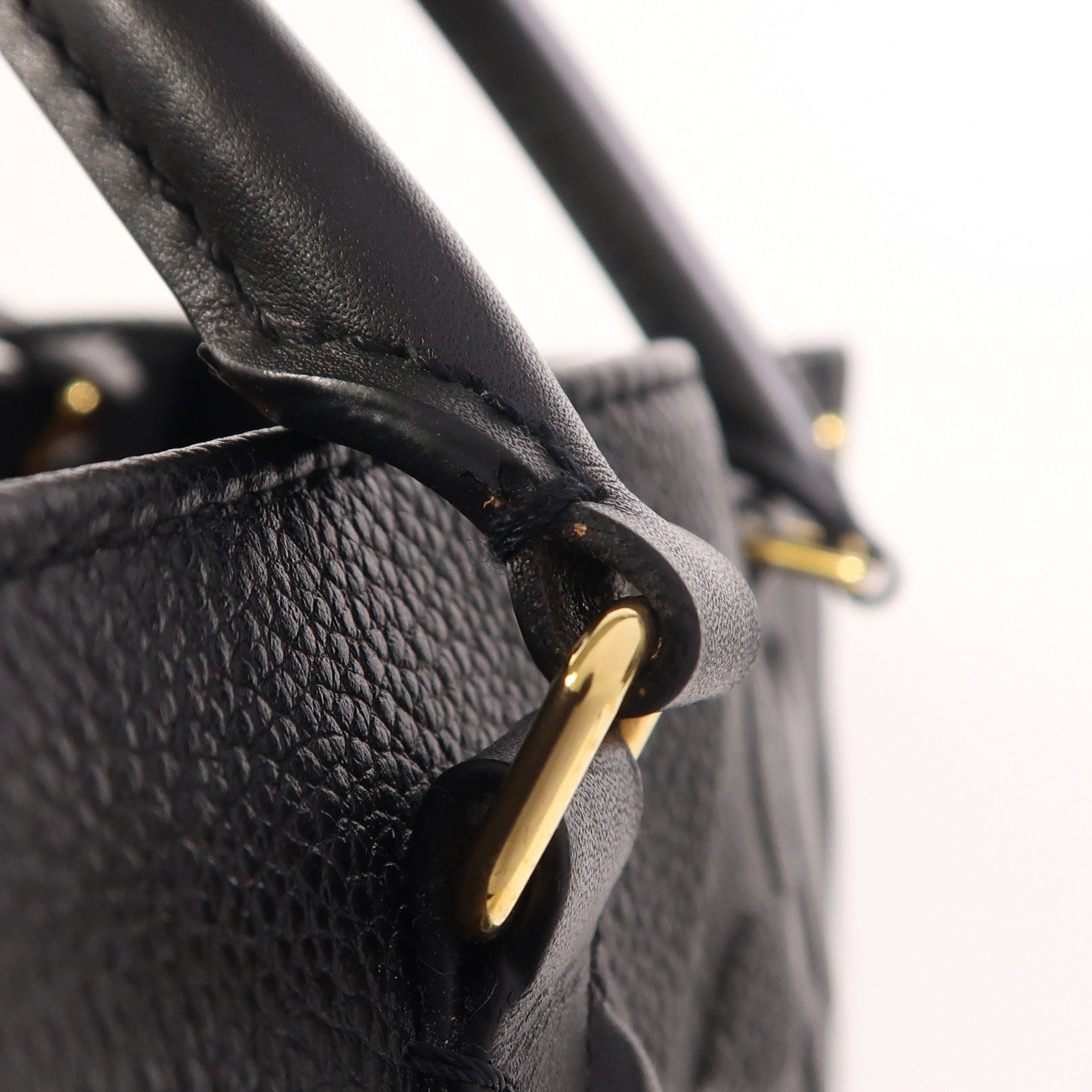 LOUIS VUITTON Monogram Empreinte On The Go GM金扣手挽肩背兩用袋