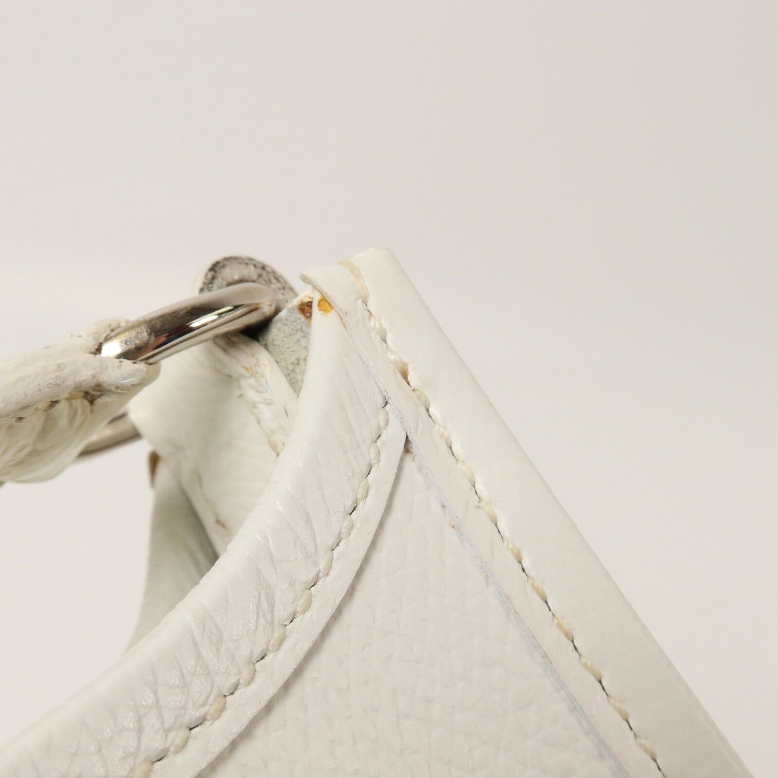 HERMES Epsom皮革Evelyne TPM肩背袋White
