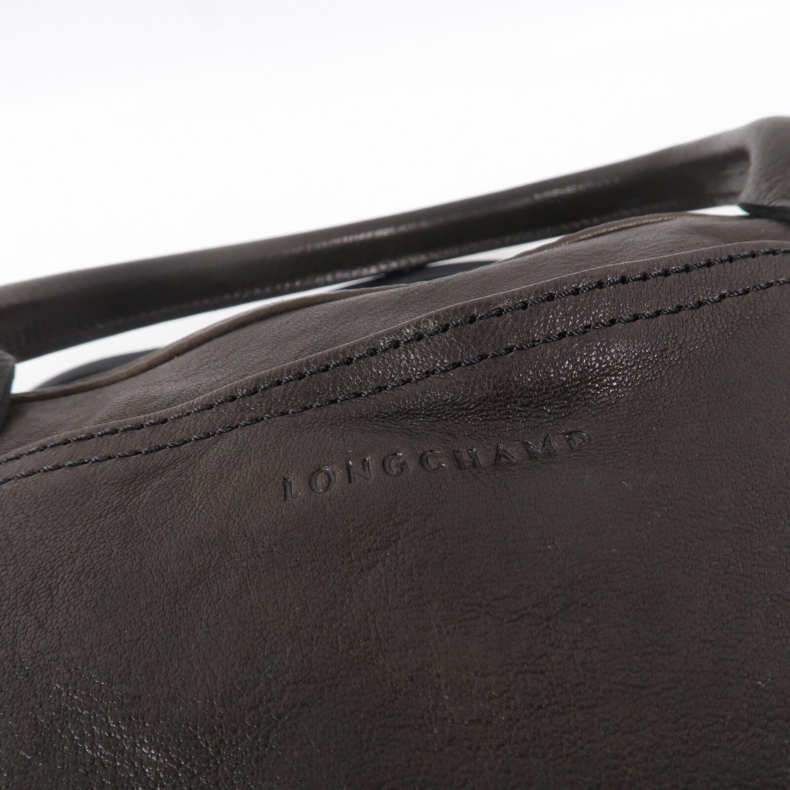 Longchamp 牛皮皮革Hand Bag手挽袋