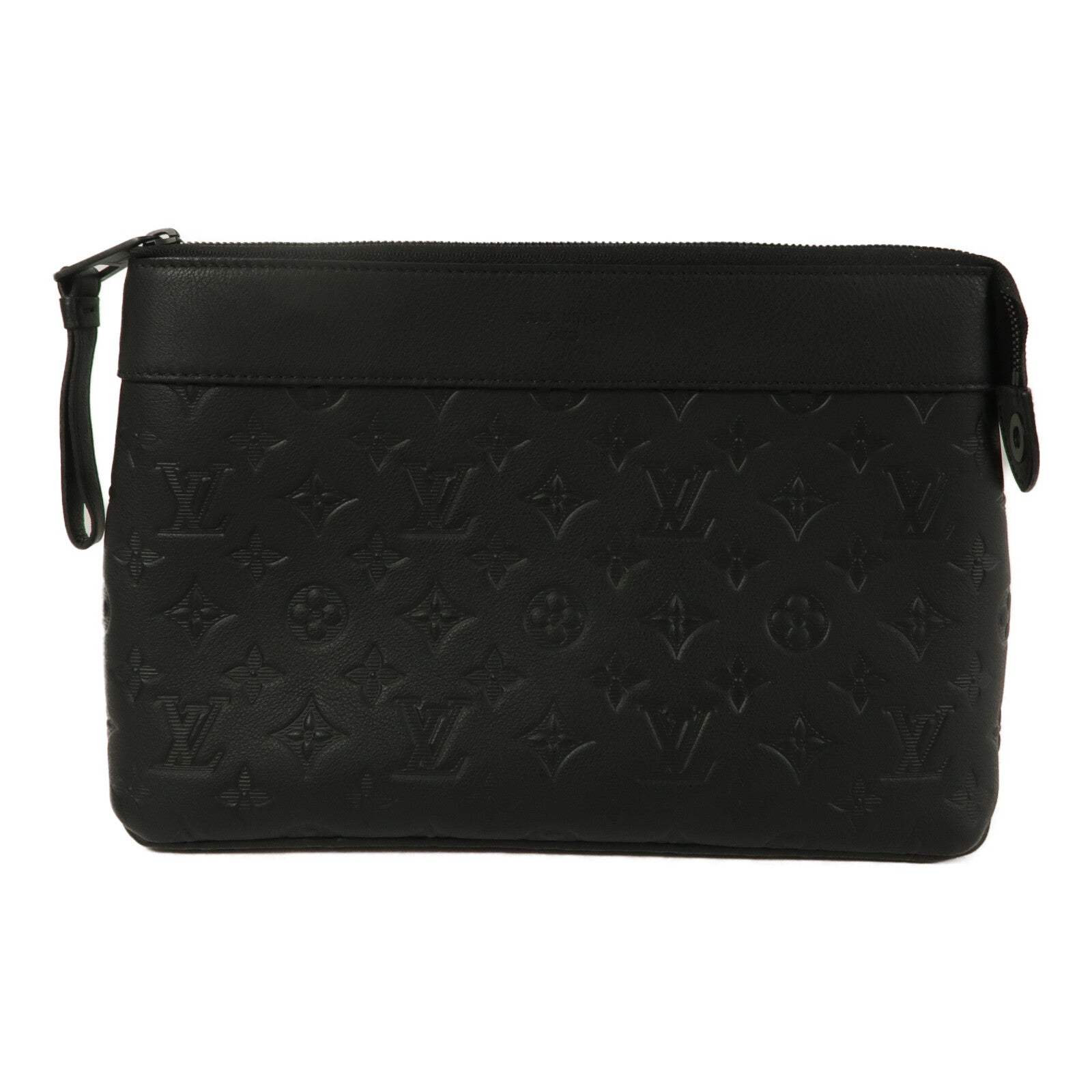 LOUIS VUITTON Monogram Shadow Pochette Voyage Souple手拿包