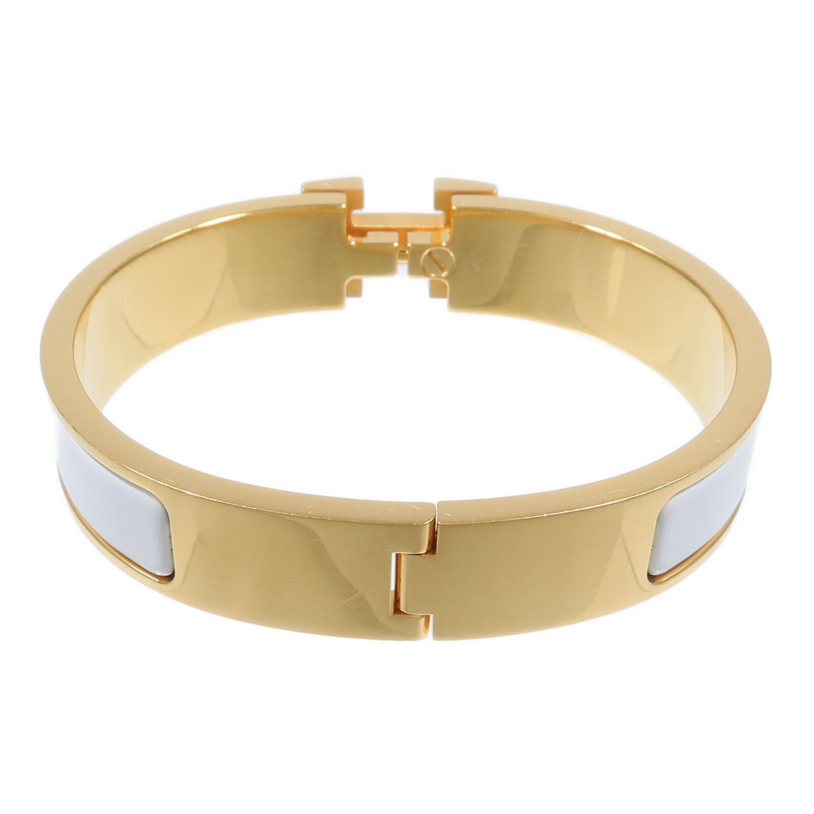 HERMES 金屬/琺瑯Clic H Bracelet手鐲