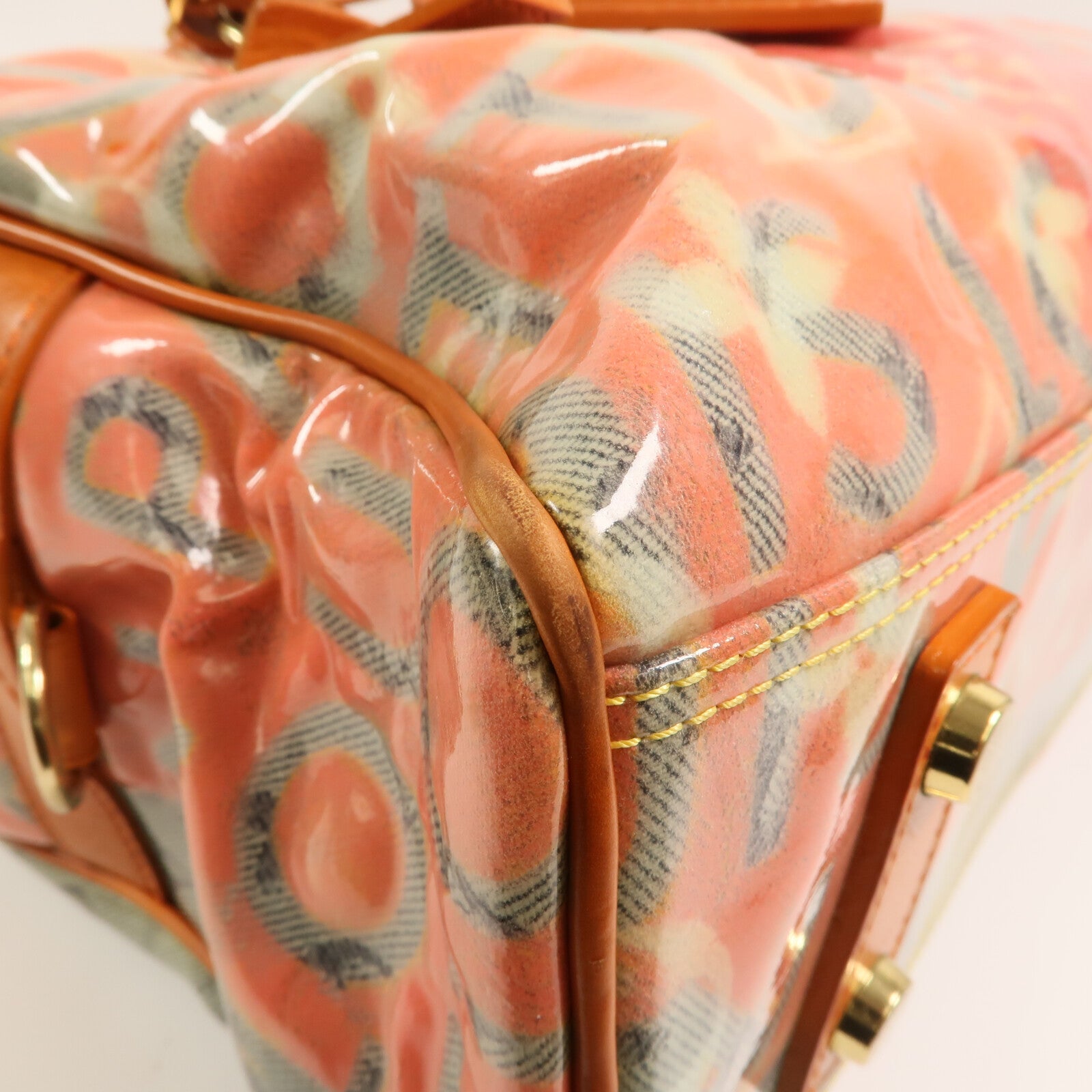 LOUIS VUITTON 【激減優惠】Monogram Pulp Weekender PM金扣肩背袋