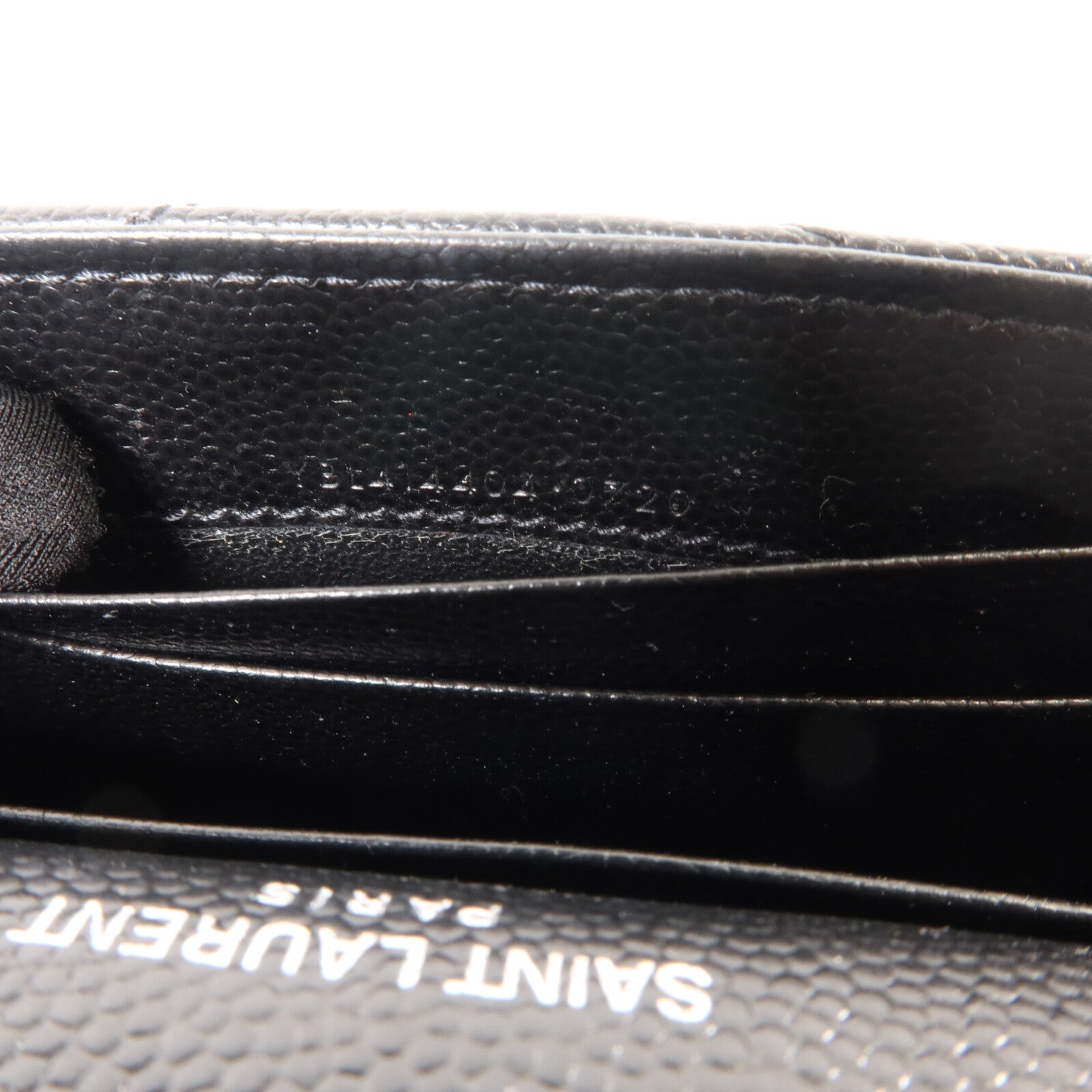 SAINT LAURENT 牛皮皮革Cassandre Matelasse Small Wallet錢包