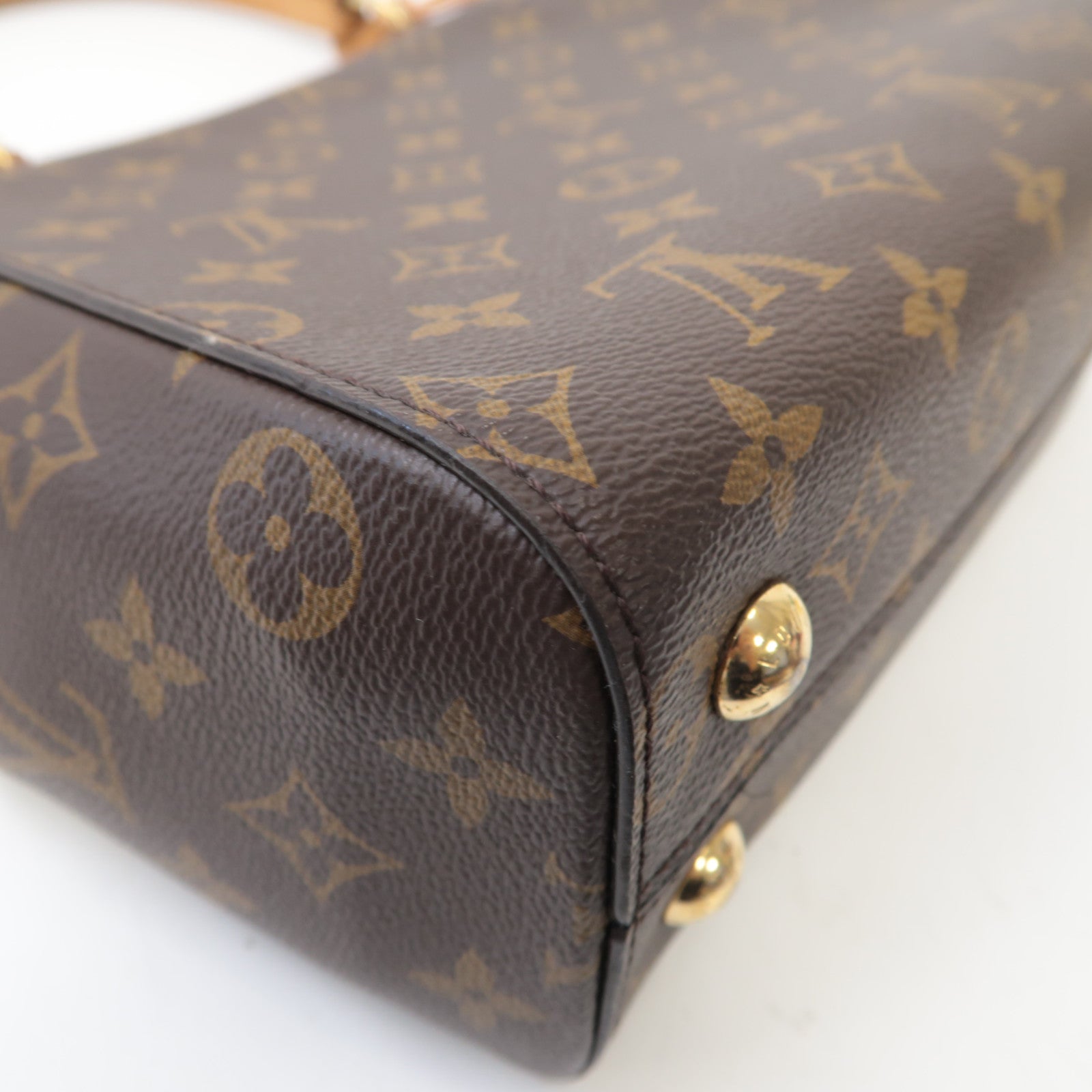 LOUIS VUITTON Monogram Cluny金扣手挽肩背兩用袋啡色