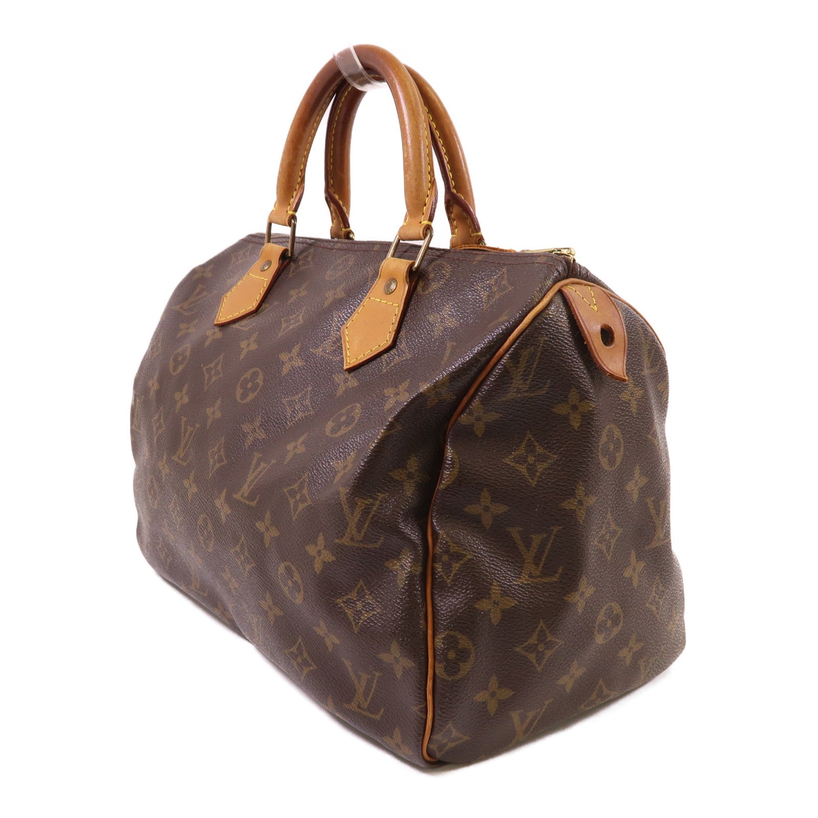LOUIS VUITTON Monogram Speedy 30金扣手挽袋