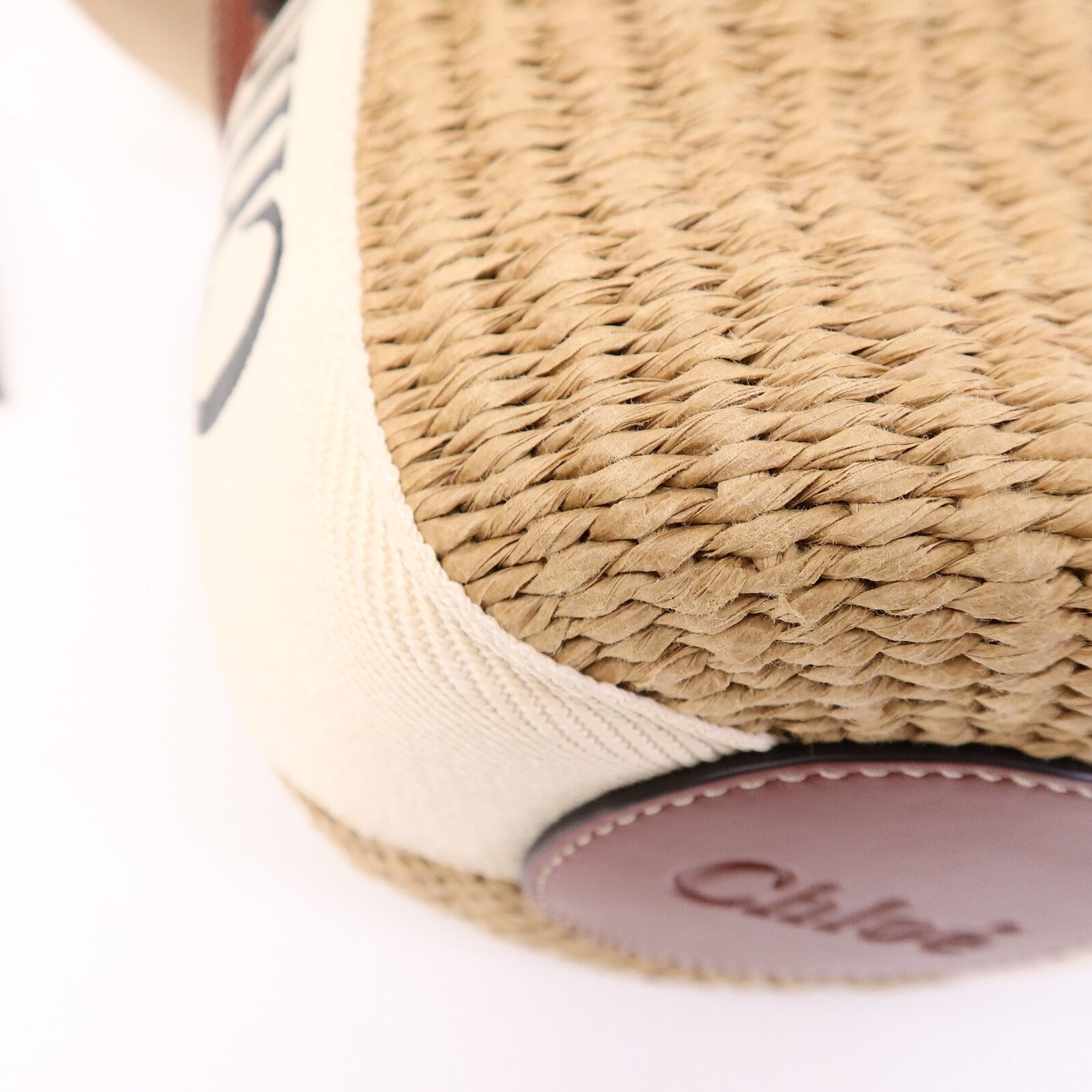 Chloe 藤料Small Woody Basket手挽肩背兩用袋