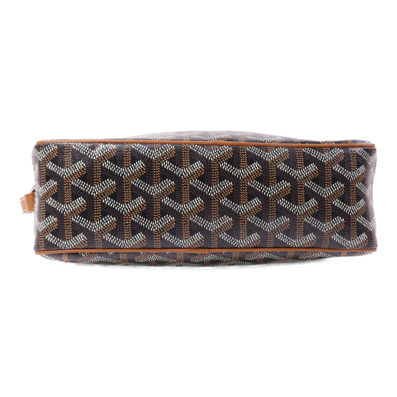 GOYARD 塗層帆布Cap-Vert PM銀扣肩背袋