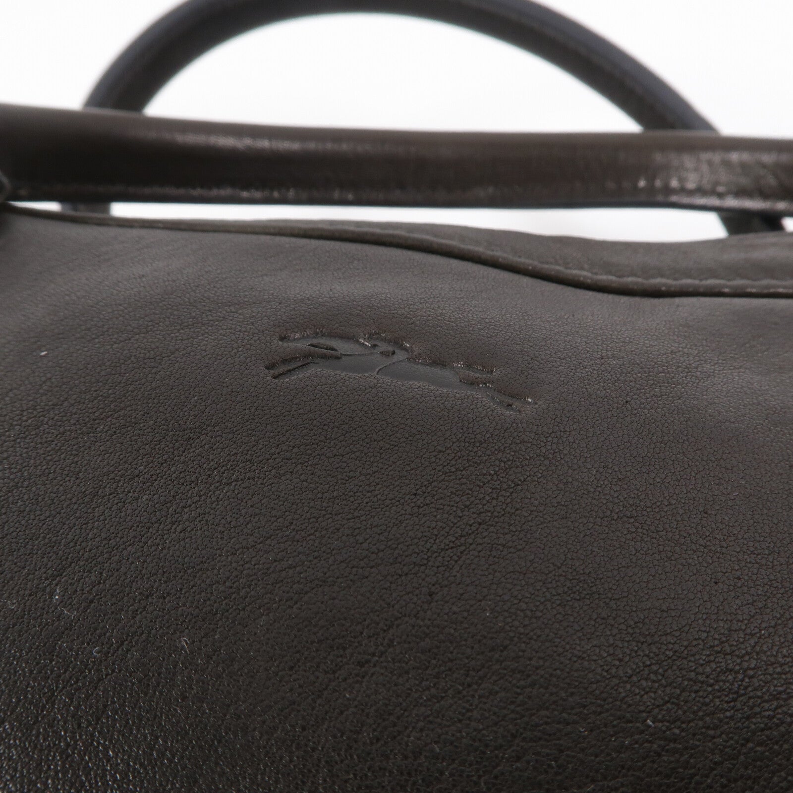 Longchamp 牛皮皮革Hand Bag手挽袋