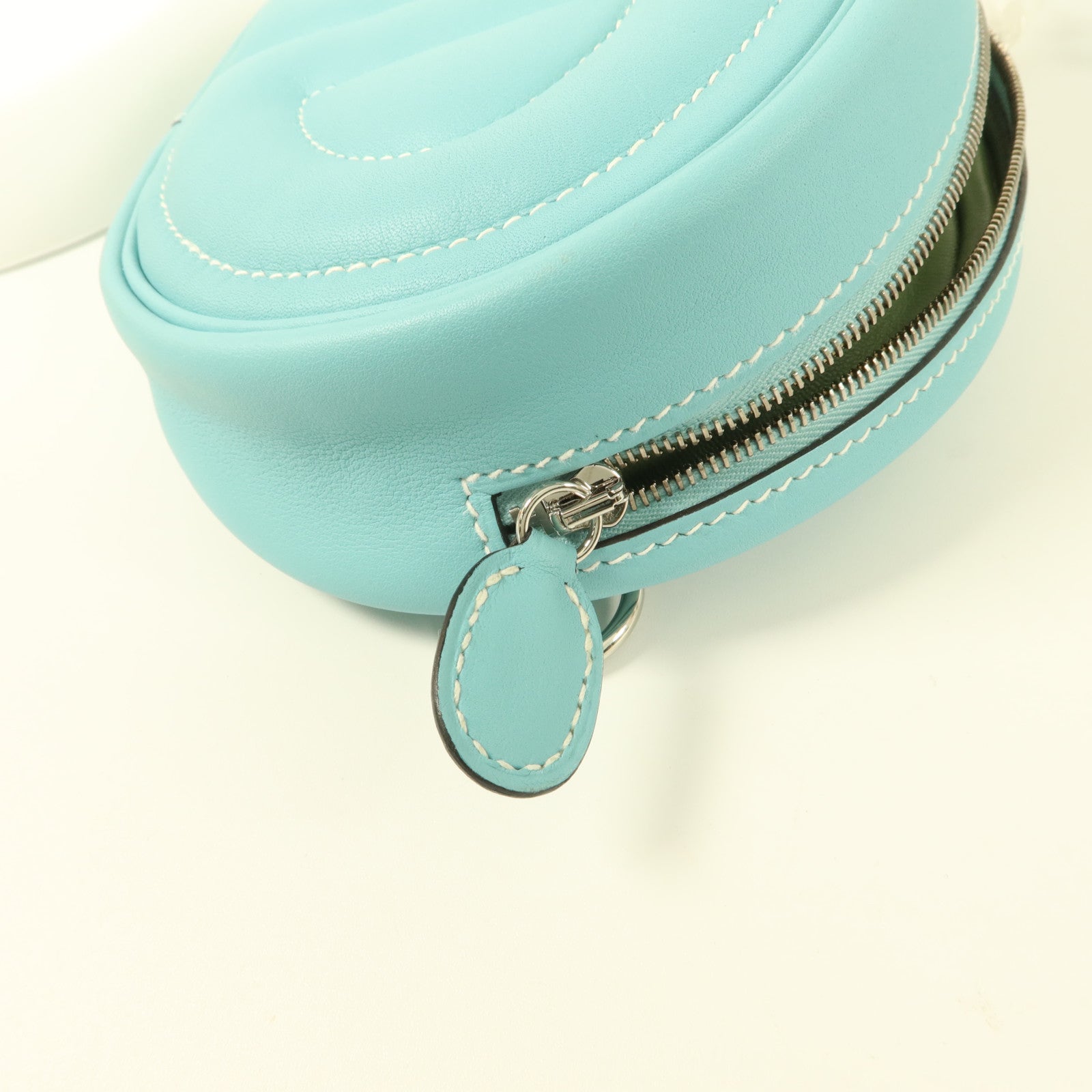 HERMES Swift皮革In The Loop Belt Bag肩背袋Bleu Atoll