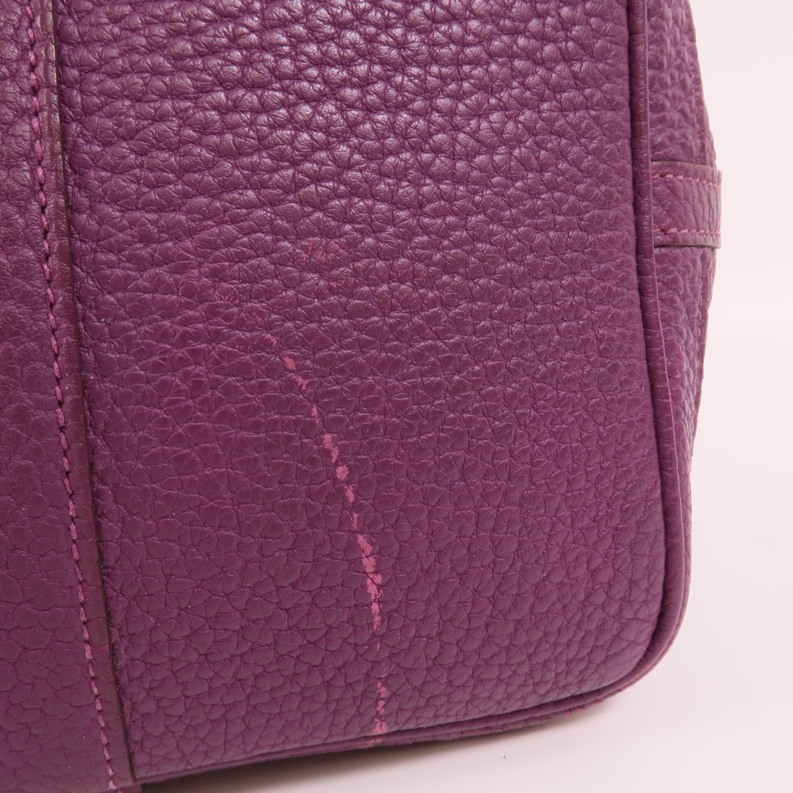 HERMES Clemence皮革 Garden Party PM手挽袋Anemone