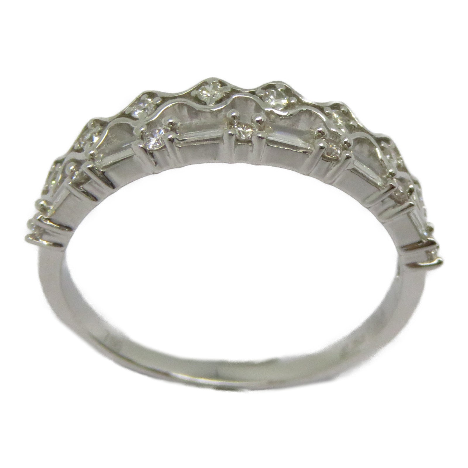JEWELRY 【激減優惠】18K白金Diamond Ring 0.26ct鑽石戒指US#6.75銀色