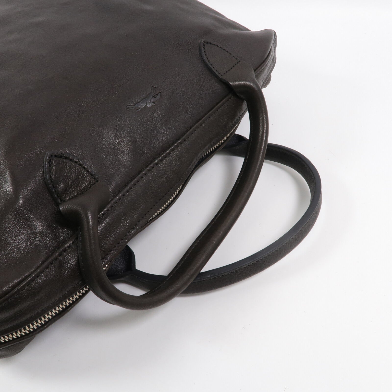 Longchamp 牛皮皮革Hand Bag手挽袋