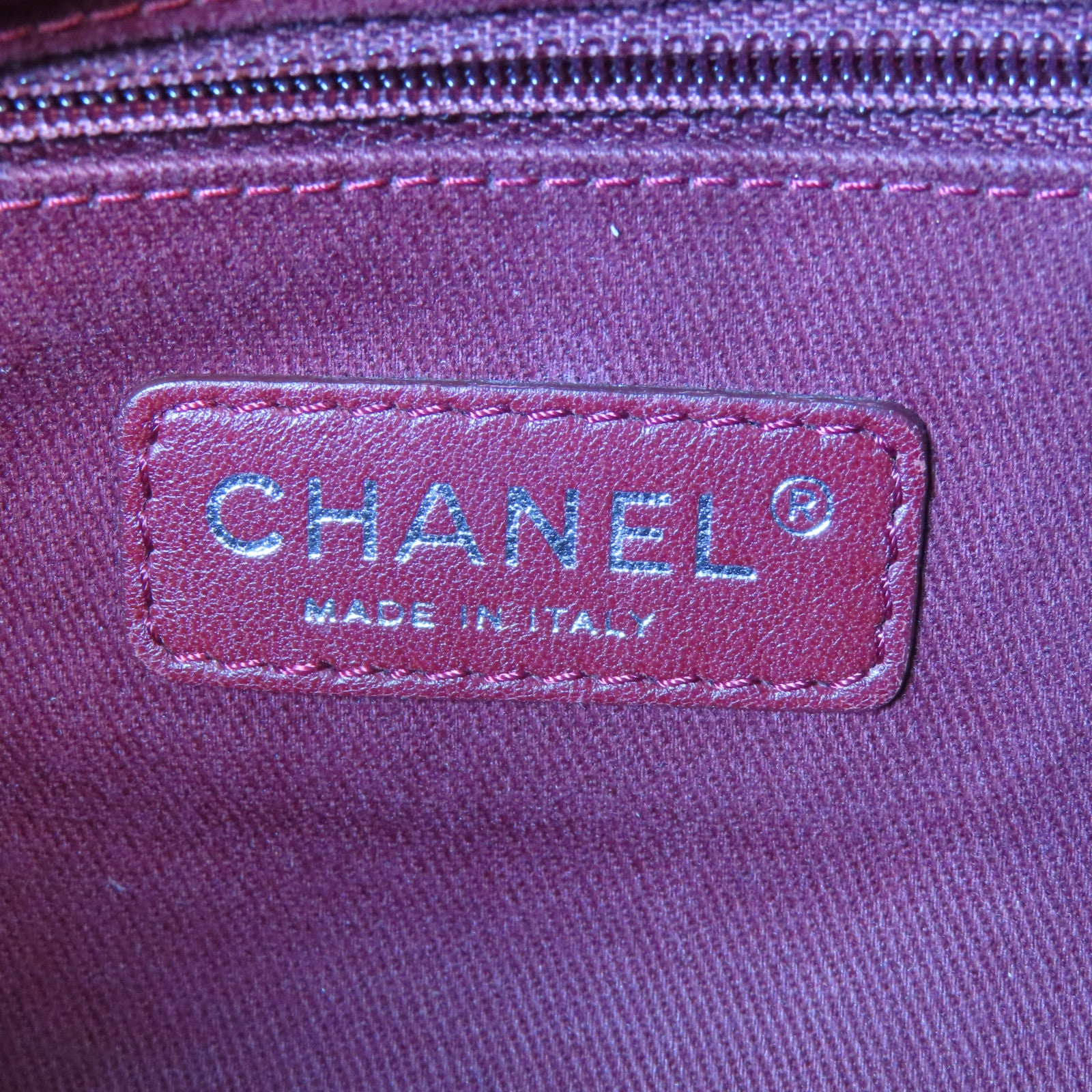 CHANEL 菱格牛皮皮革Shoulder Bag銀扣肩背袋黑色