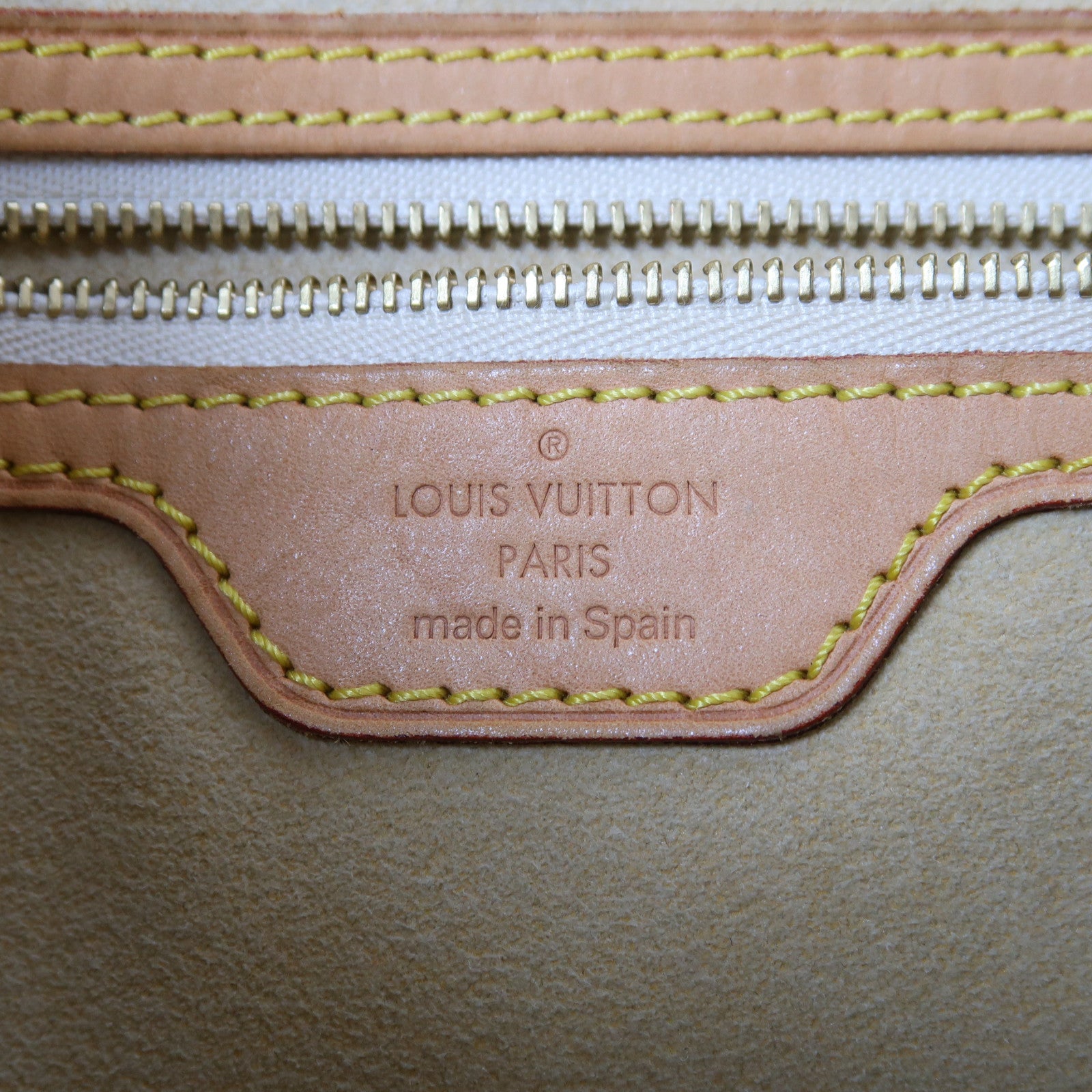 LOUIS VUITTON 【激減優惠】Damier Azur Hampstead PM金扣手挽袋白色