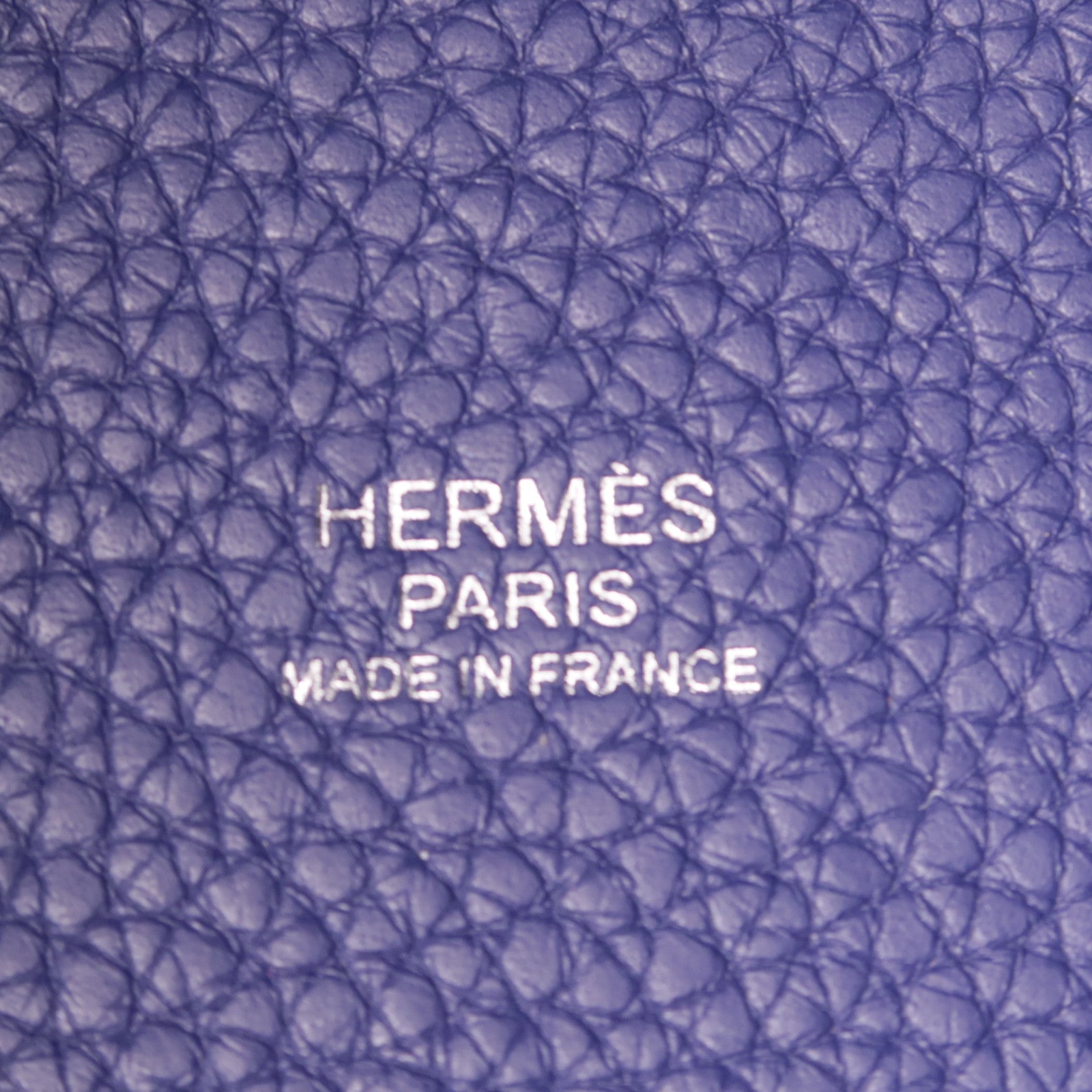 HERMES Clemence皮革Picotin Lock Eclat MM銀扣手挽袋Bleu Encre藍色