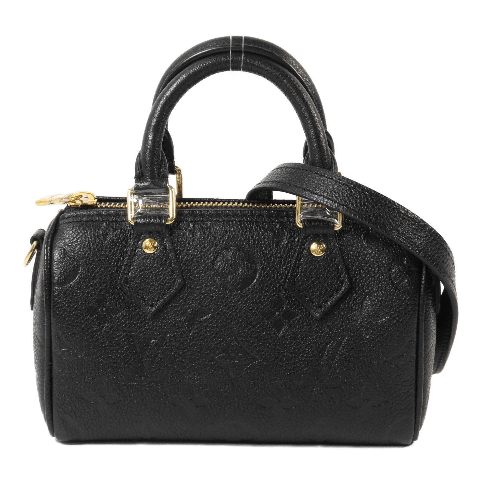 LOUIS VUITTON Monogram Empreinte Nano Speedy手挽肩背兩用袋