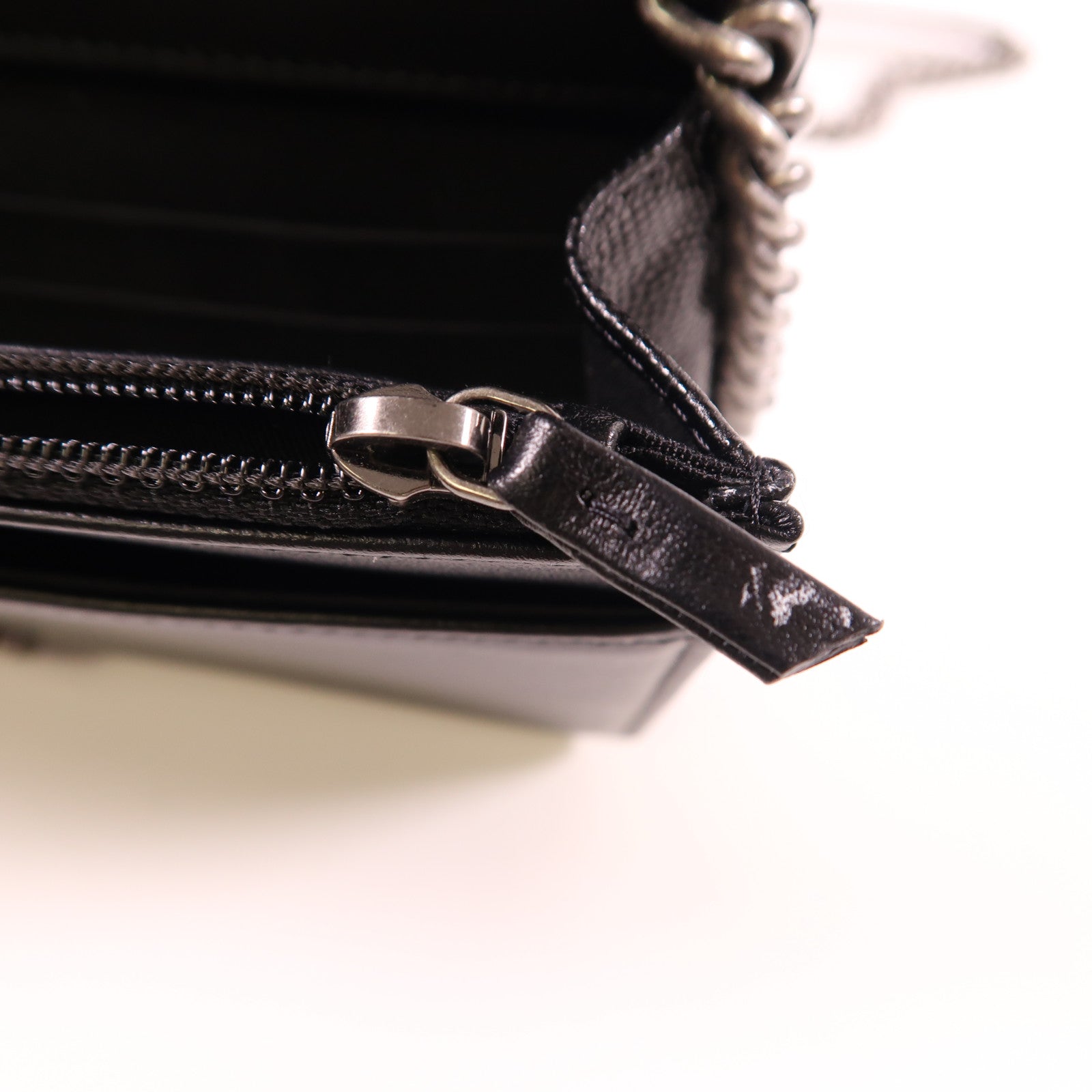 CHANEL 牛皮皮革Boy WOC Wallet On Chain銀扣鏈帶肩背袋