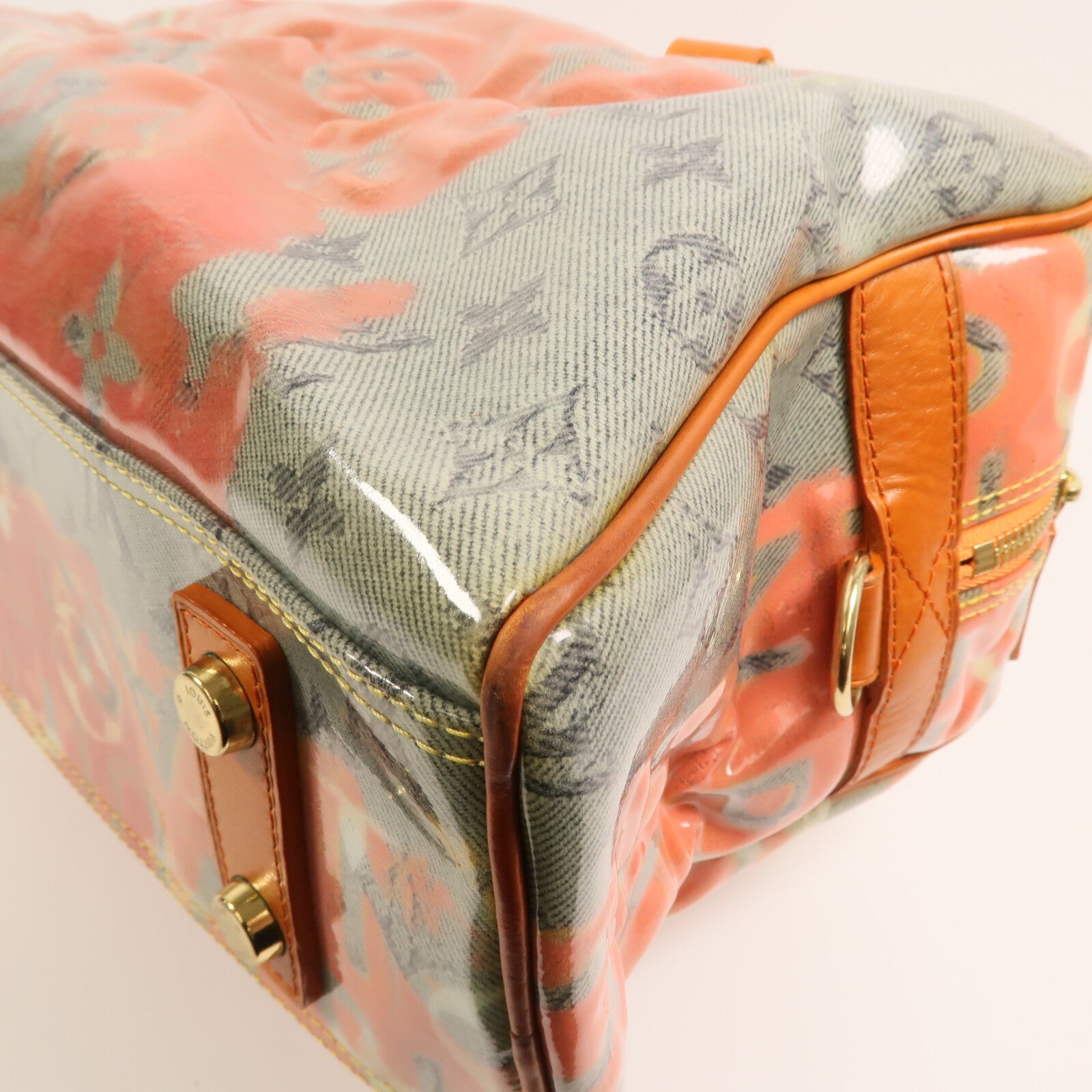LOUIS VUITTON 【激減優惠】Monogram Pulp Weekender PM金扣肩背袋