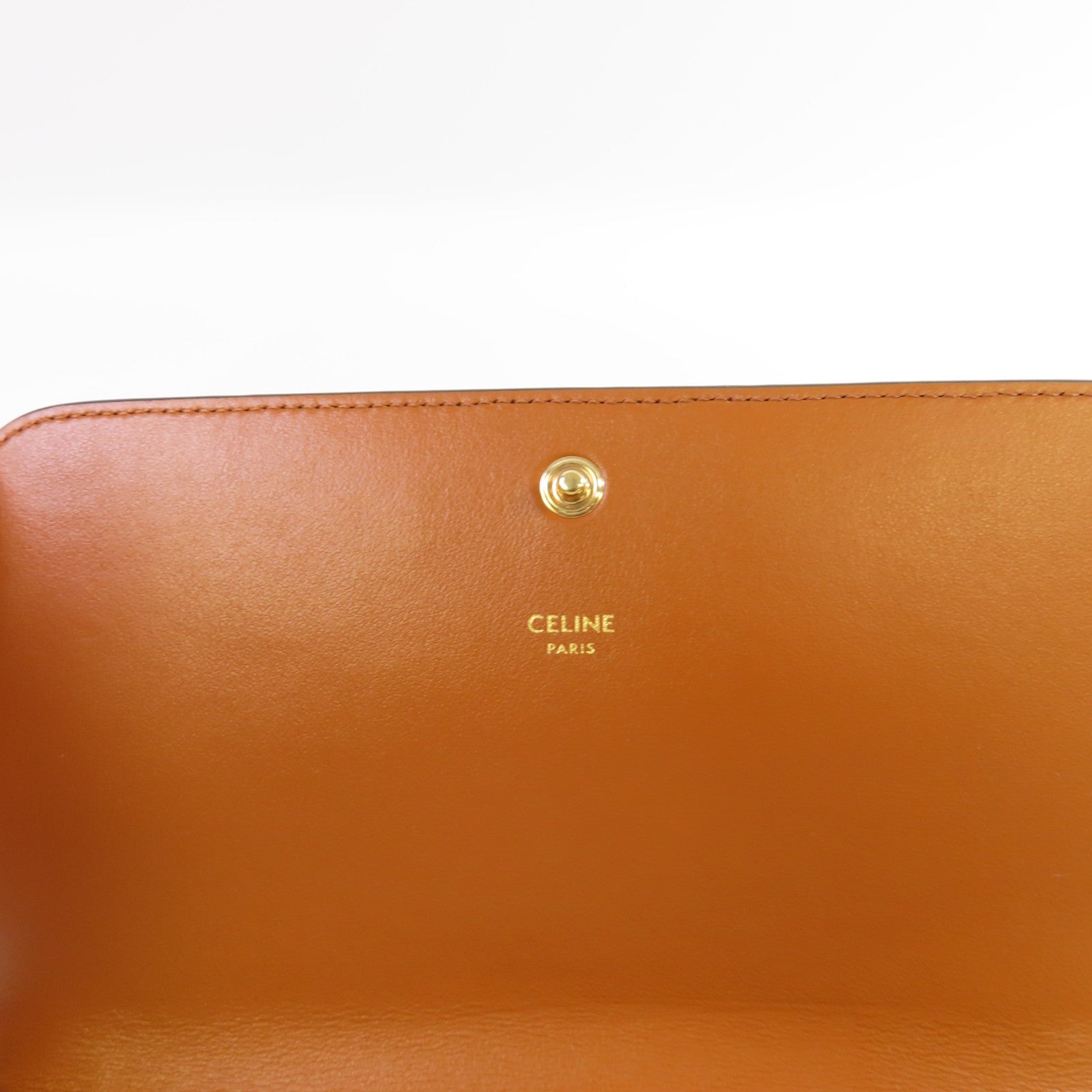 CELINE Triomphe帆布Mulipochette 2Way Shoulder Bag金扣手挽肩背兩用袋啡色