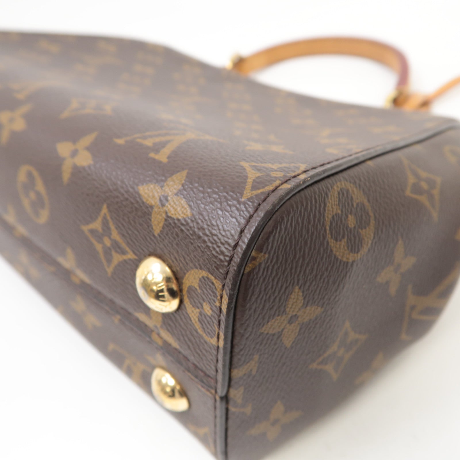 LOUIS VUITTON Monogram Cluny金扣手挽肩背兩用袋啡色
