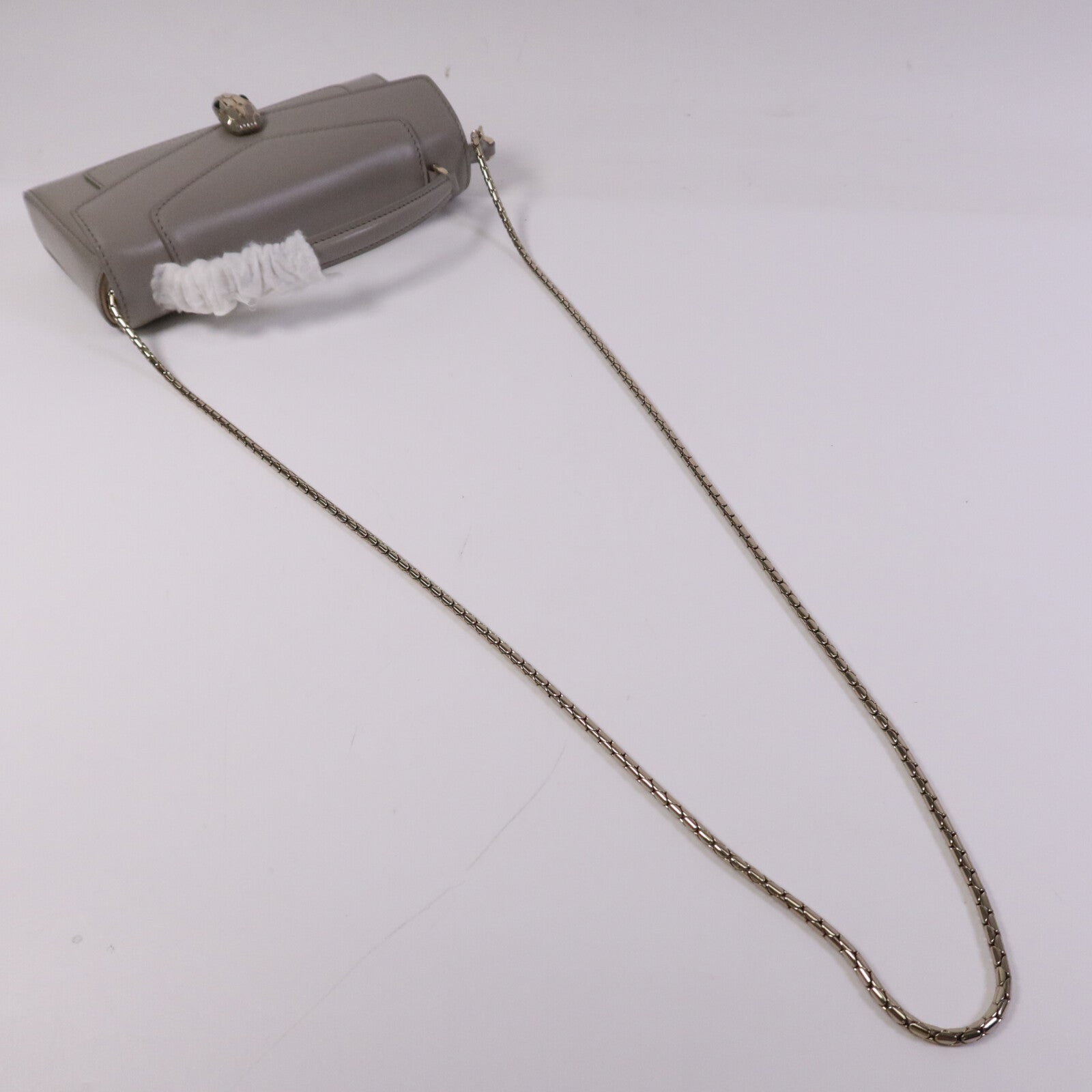 BVLGARI 【激減優惠】牛皮皮革Serpenti Forever金扣肩背袋