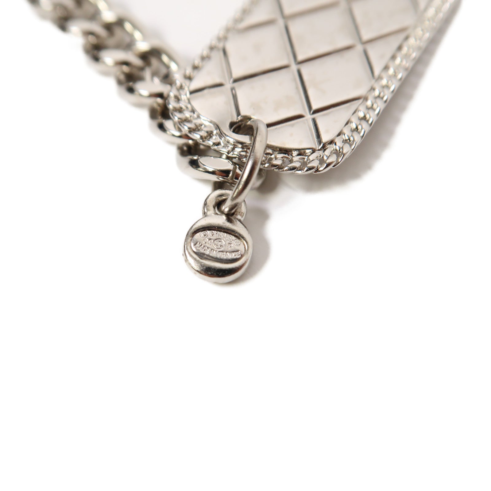 CHANEL 金屬Chain Belt皮帶黑色/銀色