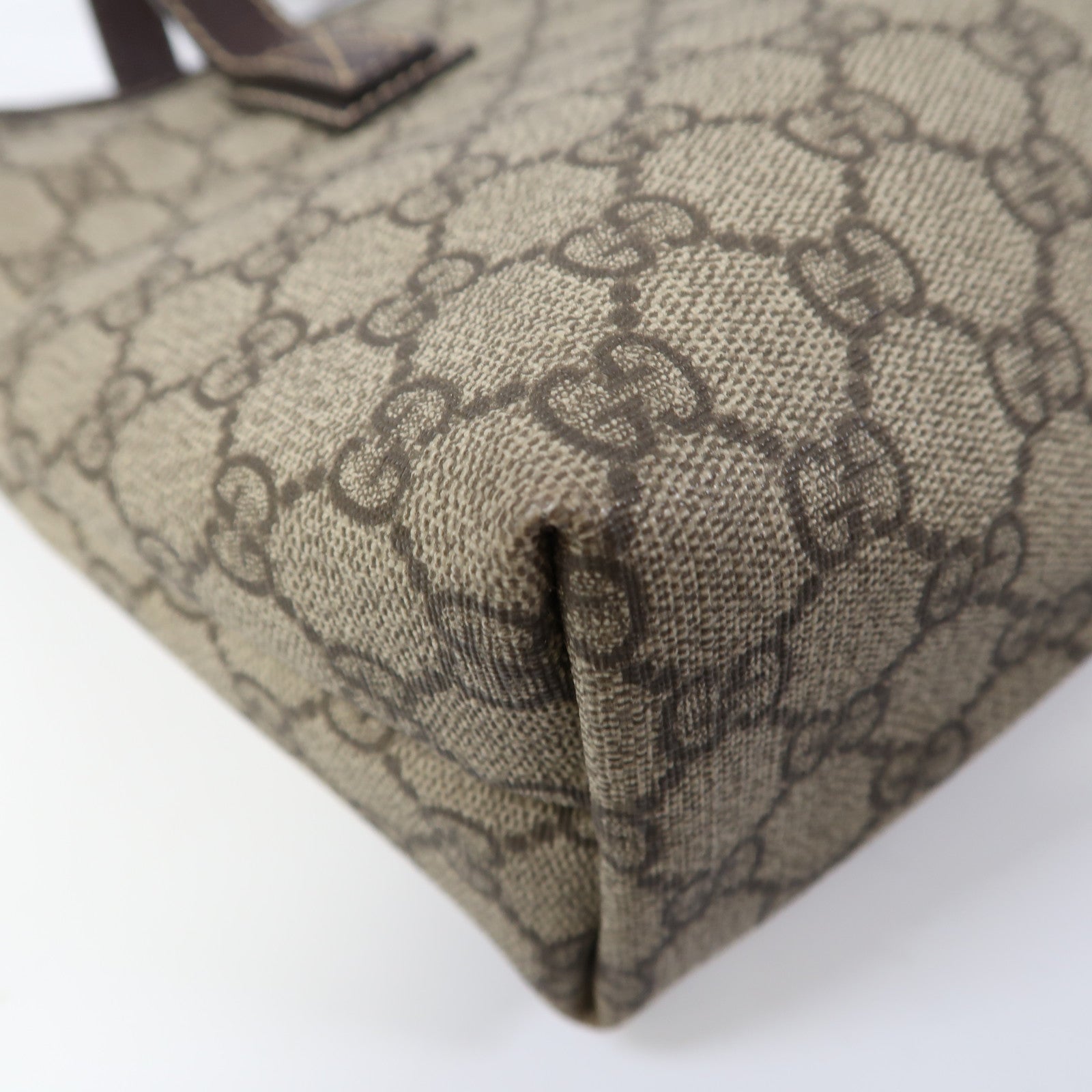 GUCCI 塗層帆布Tote Bag肩背袋啡色