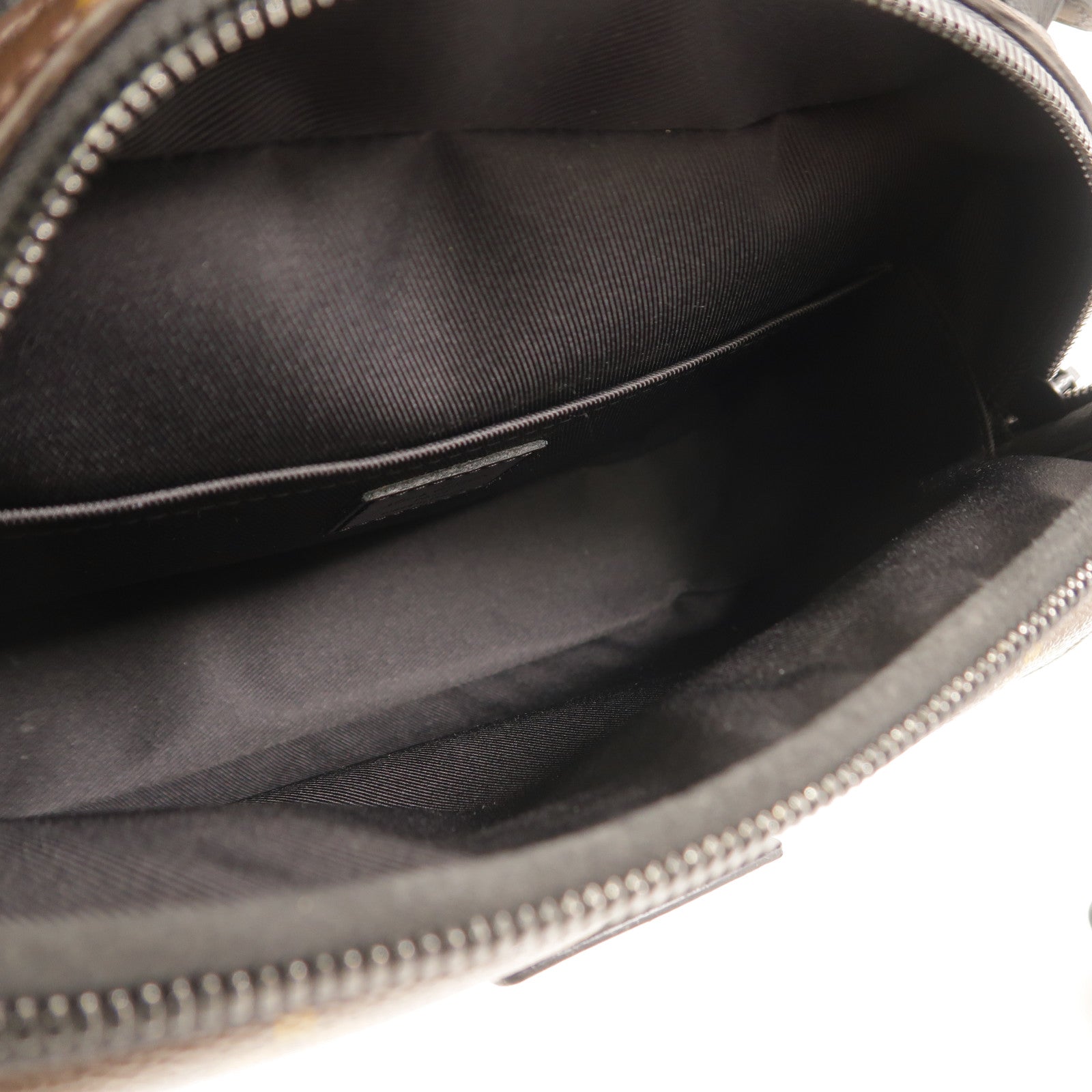 LOUIS VUITTON Monogram Macassar S Lock Messenger手挽肩背兩用袋