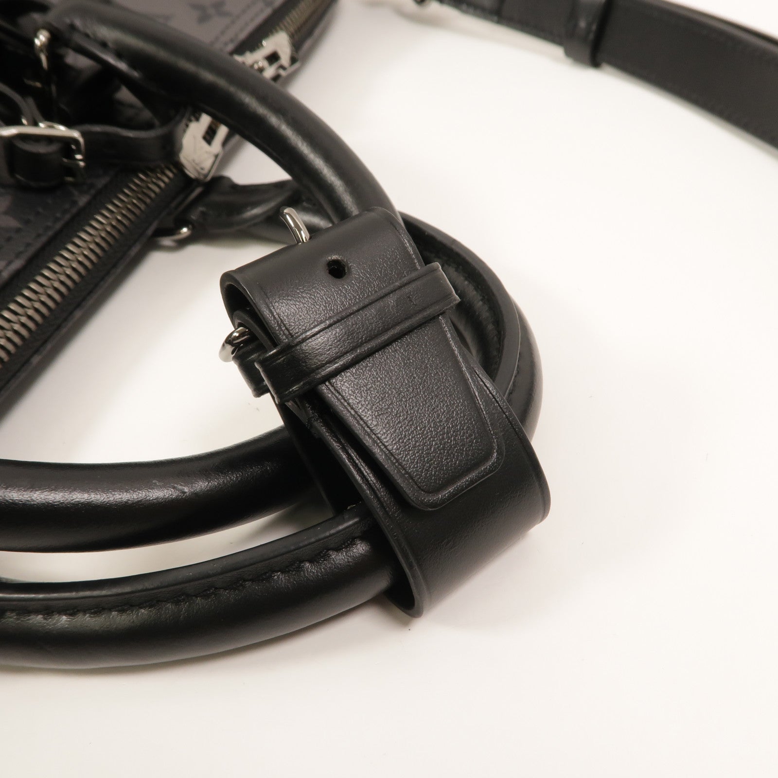 LOUIS VUITTON Monogram Eclipse Keepall Bandouliere 50手挽肩背兩用袋