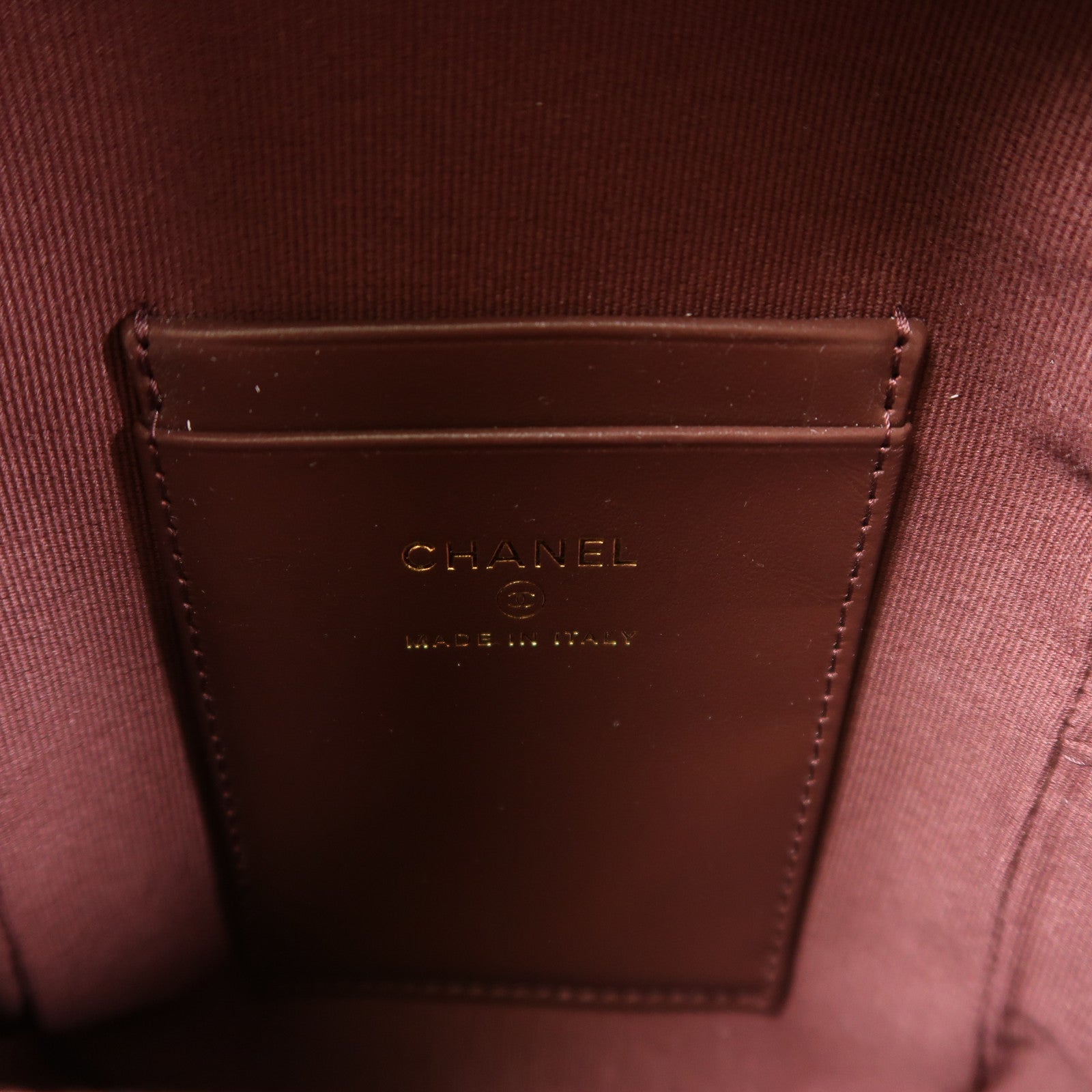 CHANEL 牛皮皮革24C Mini Backpack金扣背包