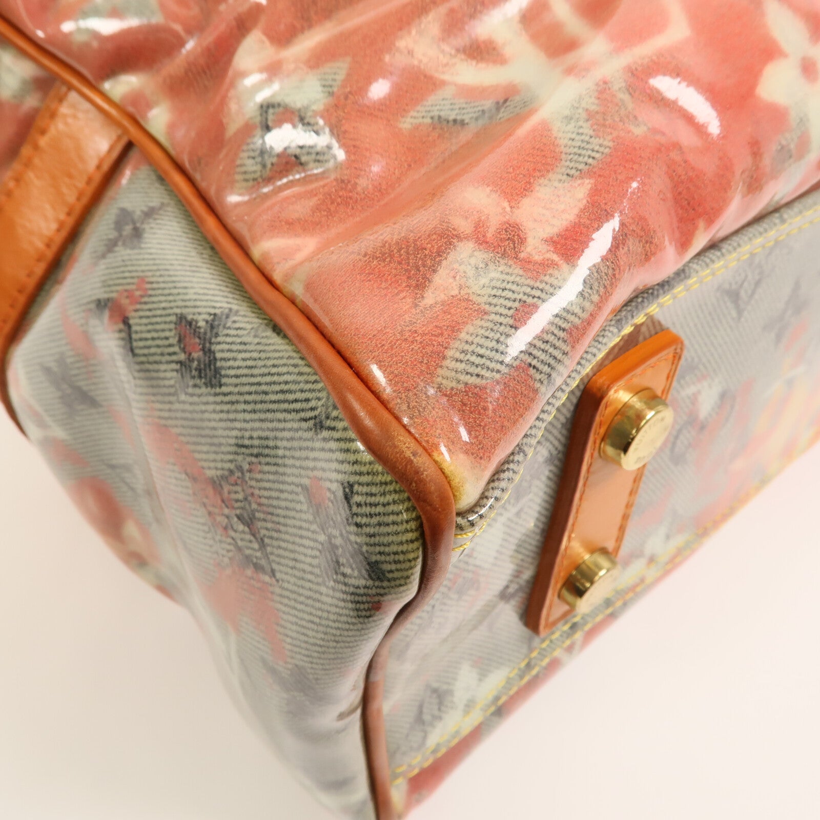 LOUIS VUITTON 【激減優惠】Monogram Pulp Weekender PM金扣肩背袋