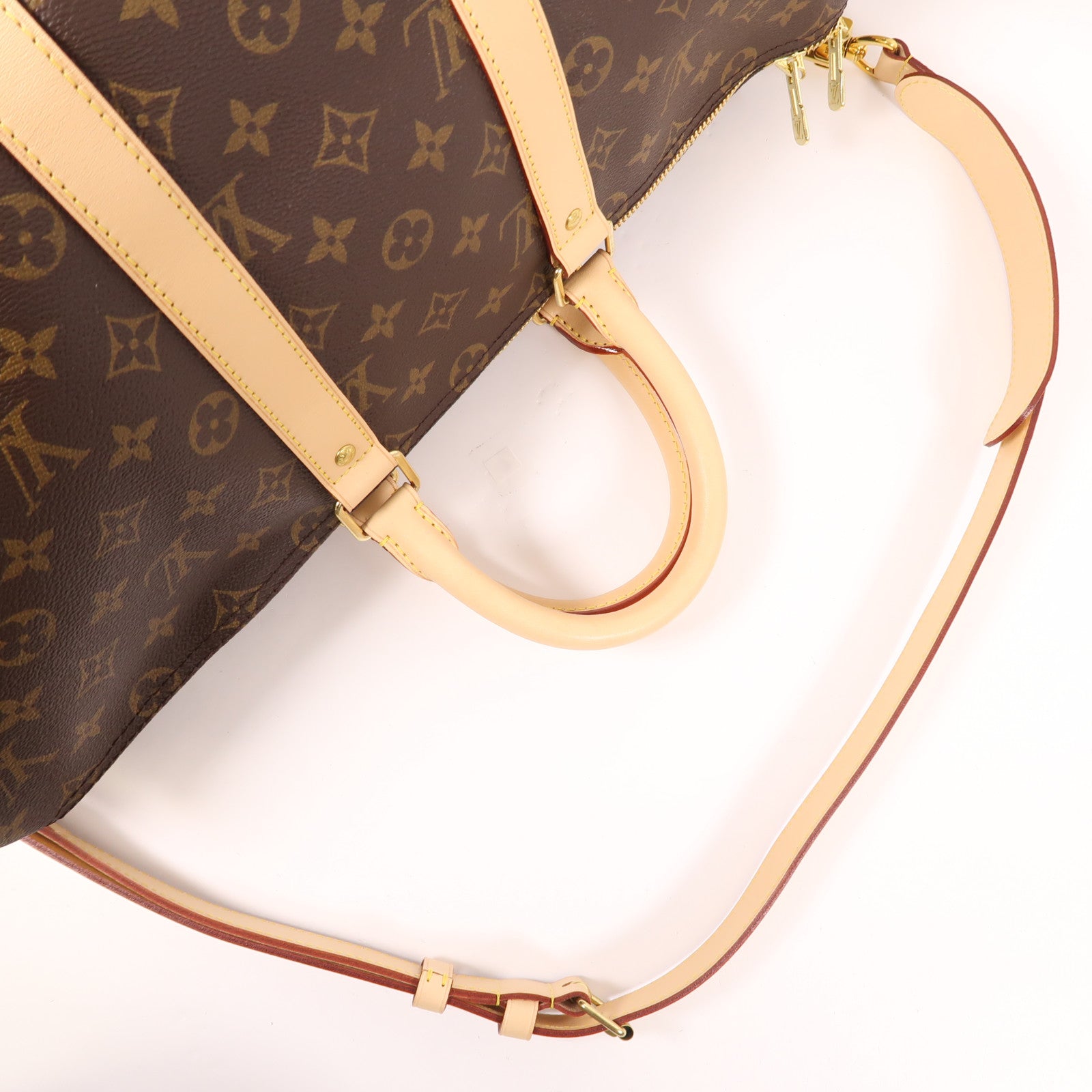 LOUIS VUITTON Monogram Keepall Bandouliere 45金扣手挽肩背兩用袋