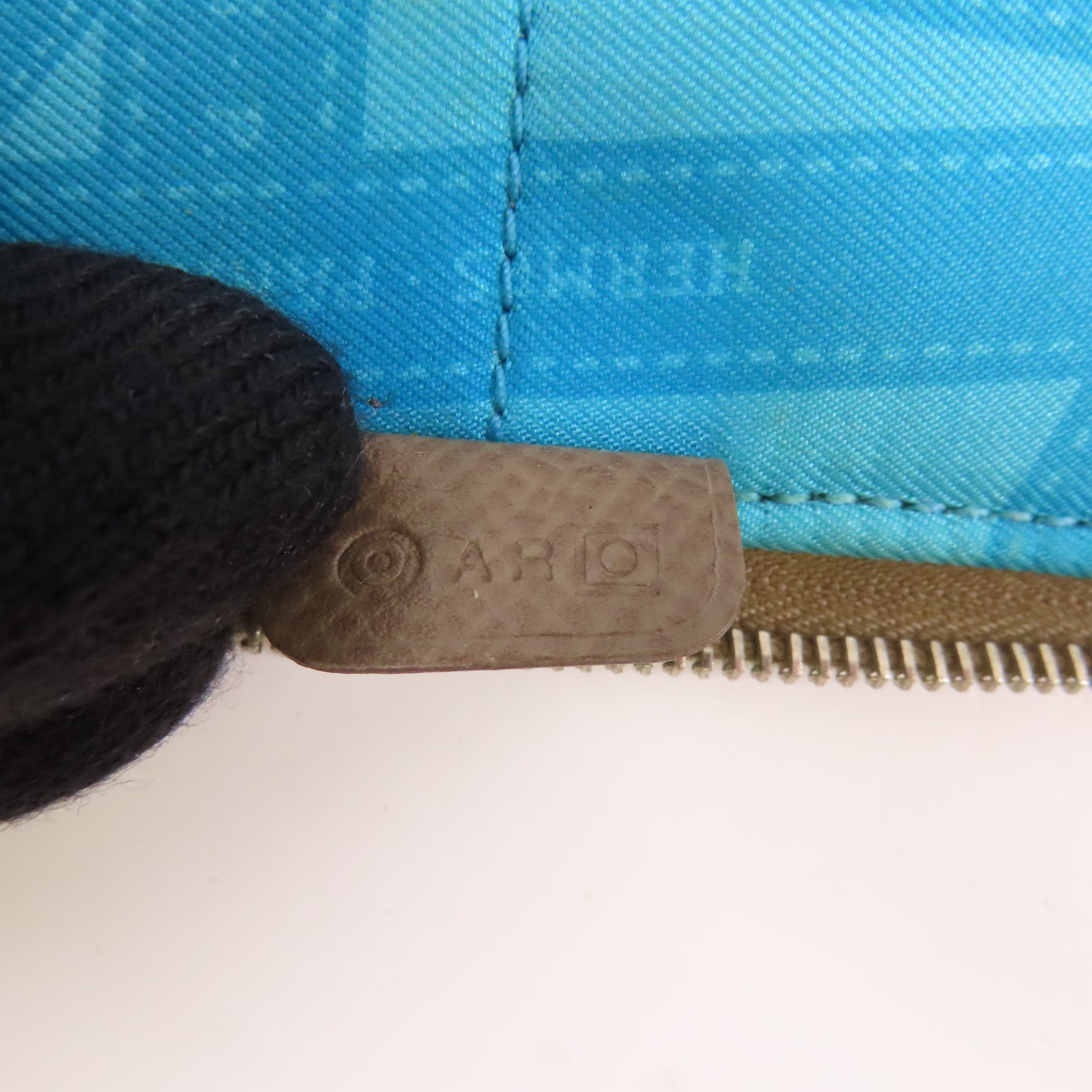 HERMES 皮革Wallet銀扣錢包18 Etoupe