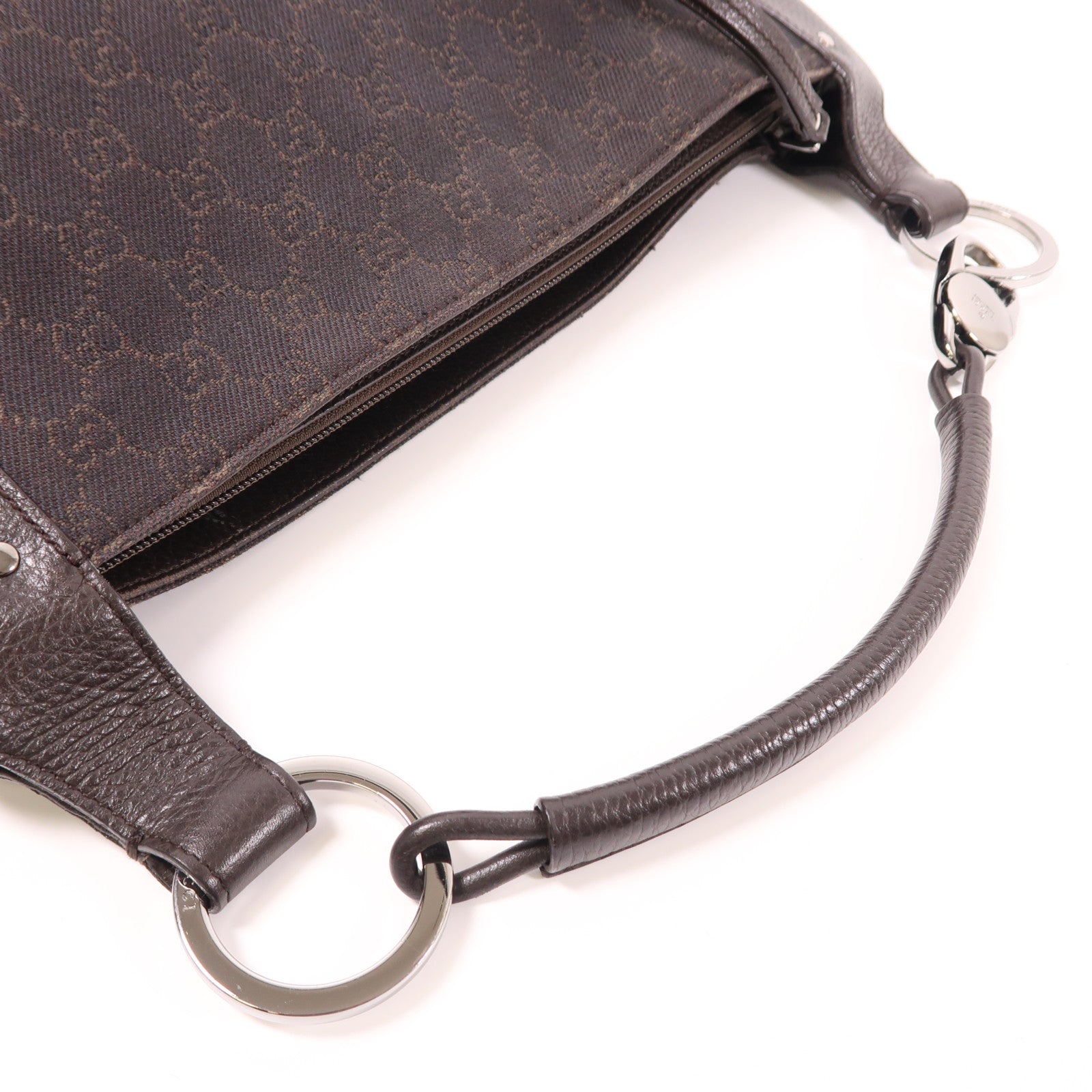 GUCCI GG SHW Shoulder Bag 179777 Canvas Brown