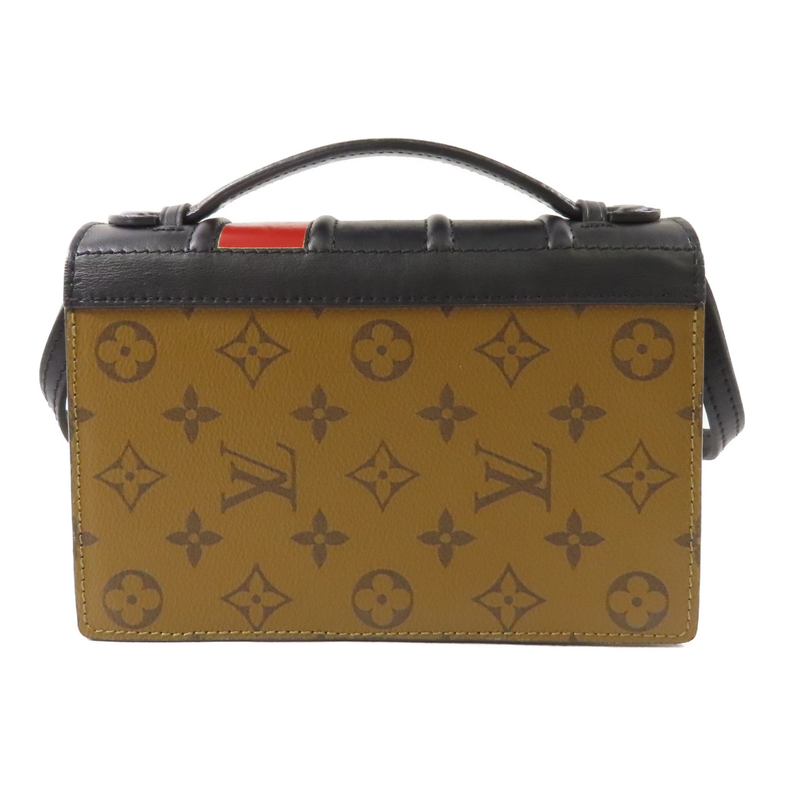 LOUIS VUITTON 【激減優惠】Monogram Reverse Book Chain Wallet金扣肩背袋
