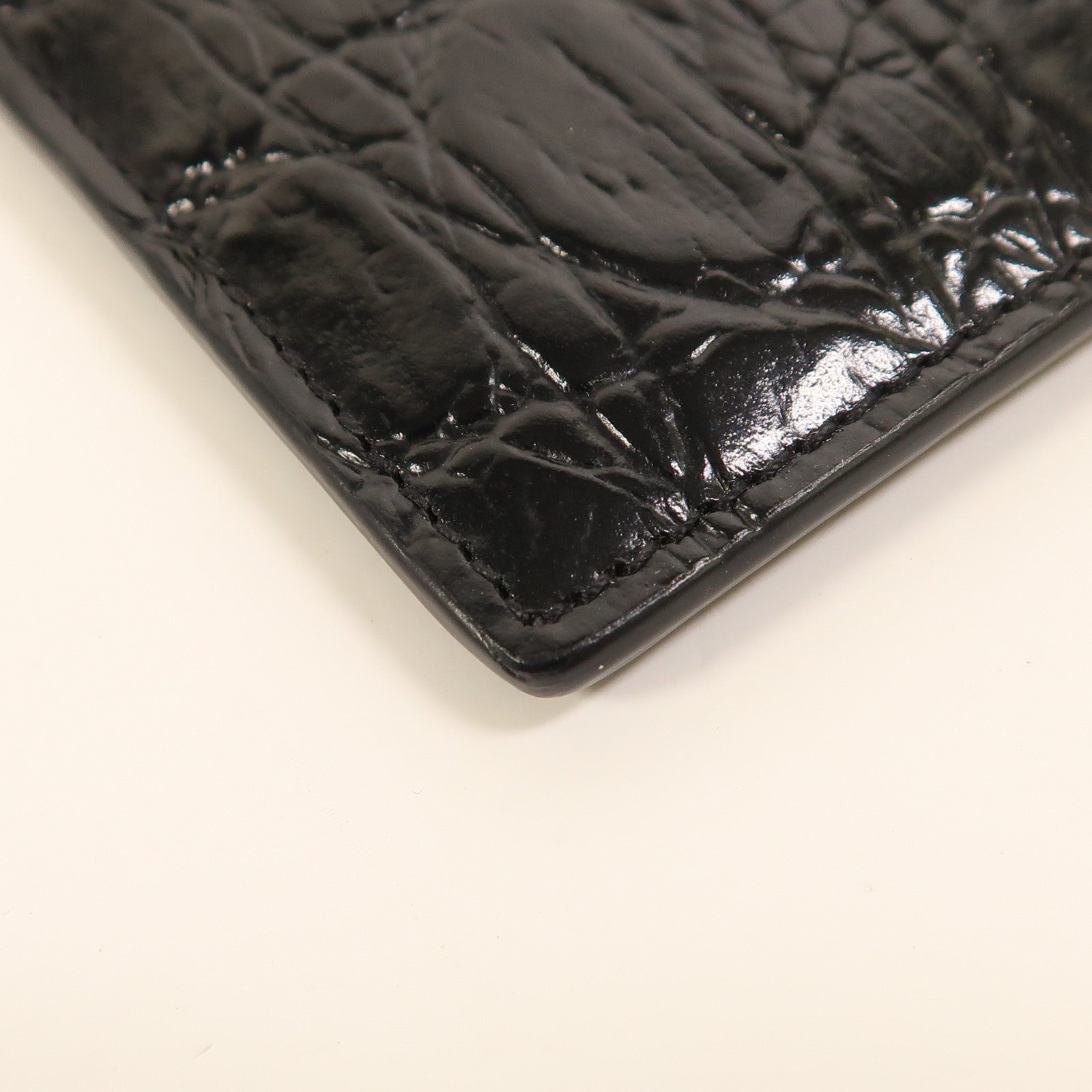 SAINT LAURENT 牛皮皮革Card Case金扣卡片套