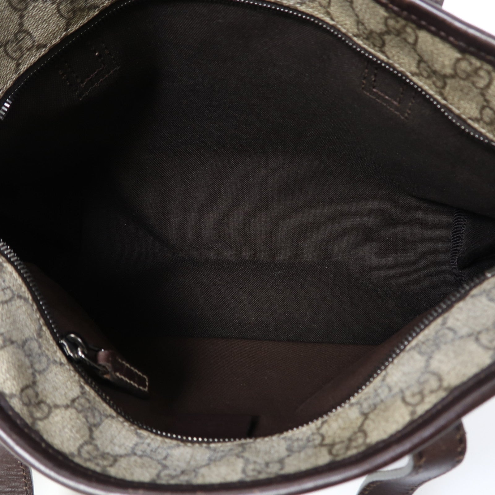 GUCCI 塗層帆布Tote Bag肩背袋啡色