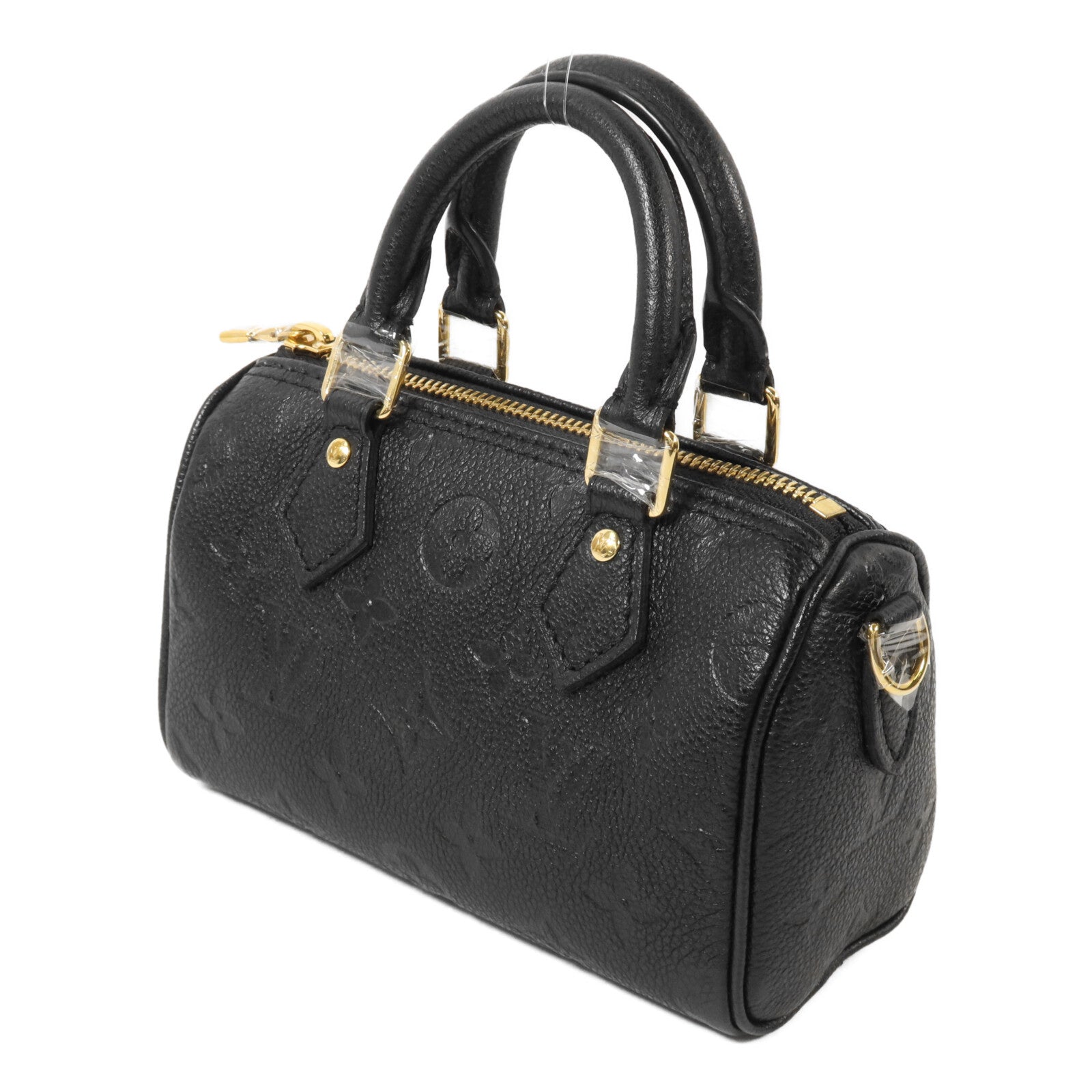 LOUIS VUITTON Monogram Empreinte Nano Speedy手挽肩背兩用袋