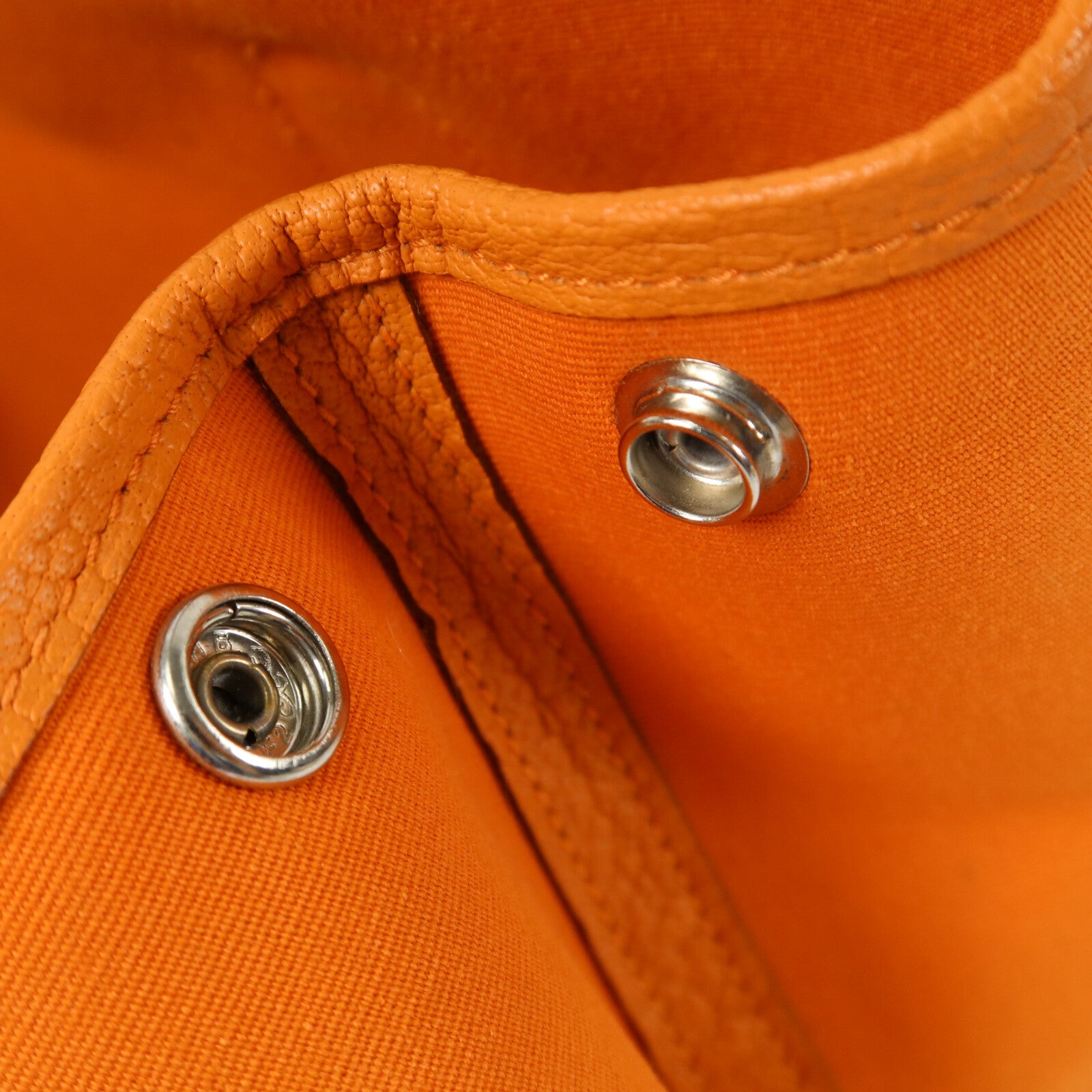 HERMES 帆布Garden Party TPM手挽袋Orange